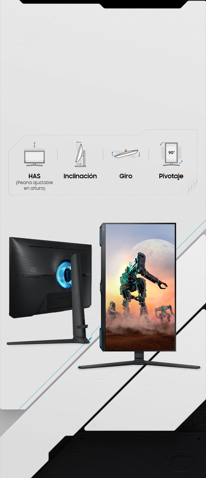 Samsung Ecran PC Gamer ODYSSEY G7 - G70B 28'' 144Hz pas cher 