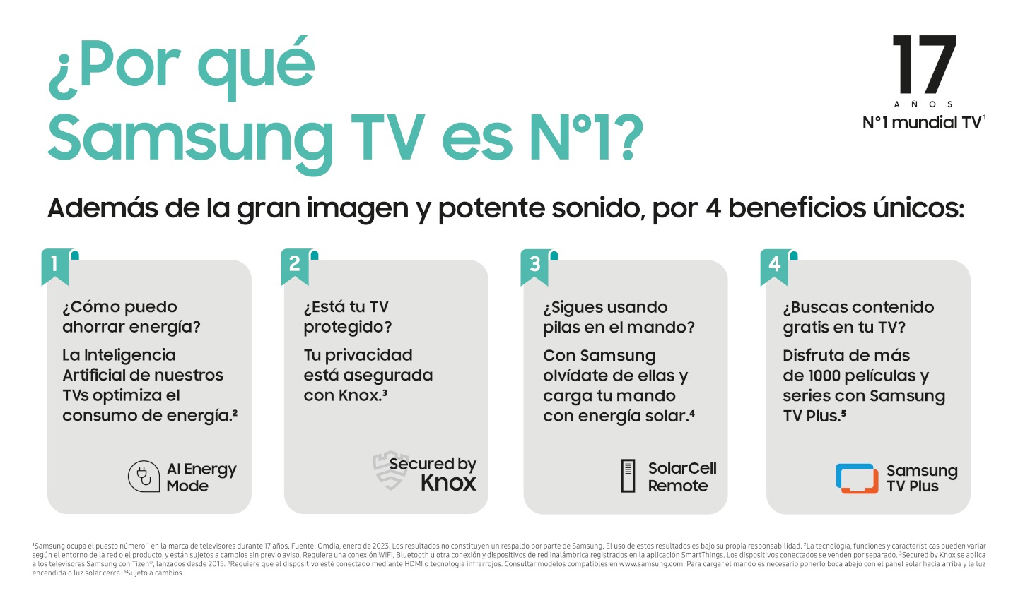&iquest;Por qu&eacute; Samsung TV?