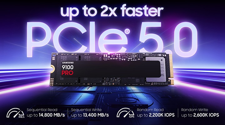 SSD Interno 9100 PRO PCIe 5.0 NVMe M.2 1TB | Samsung España