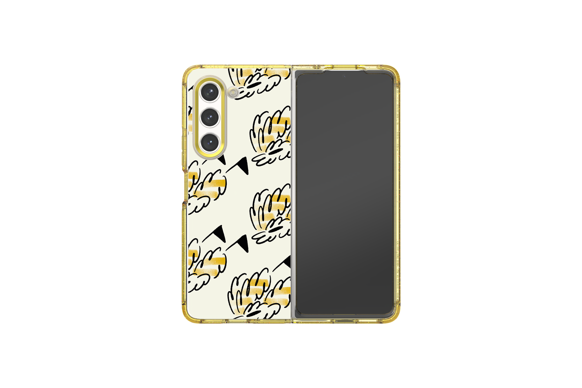 Samsung Artista Haydonna Popticle case para Galaxy Z Fold5 - Yellow, Yellow