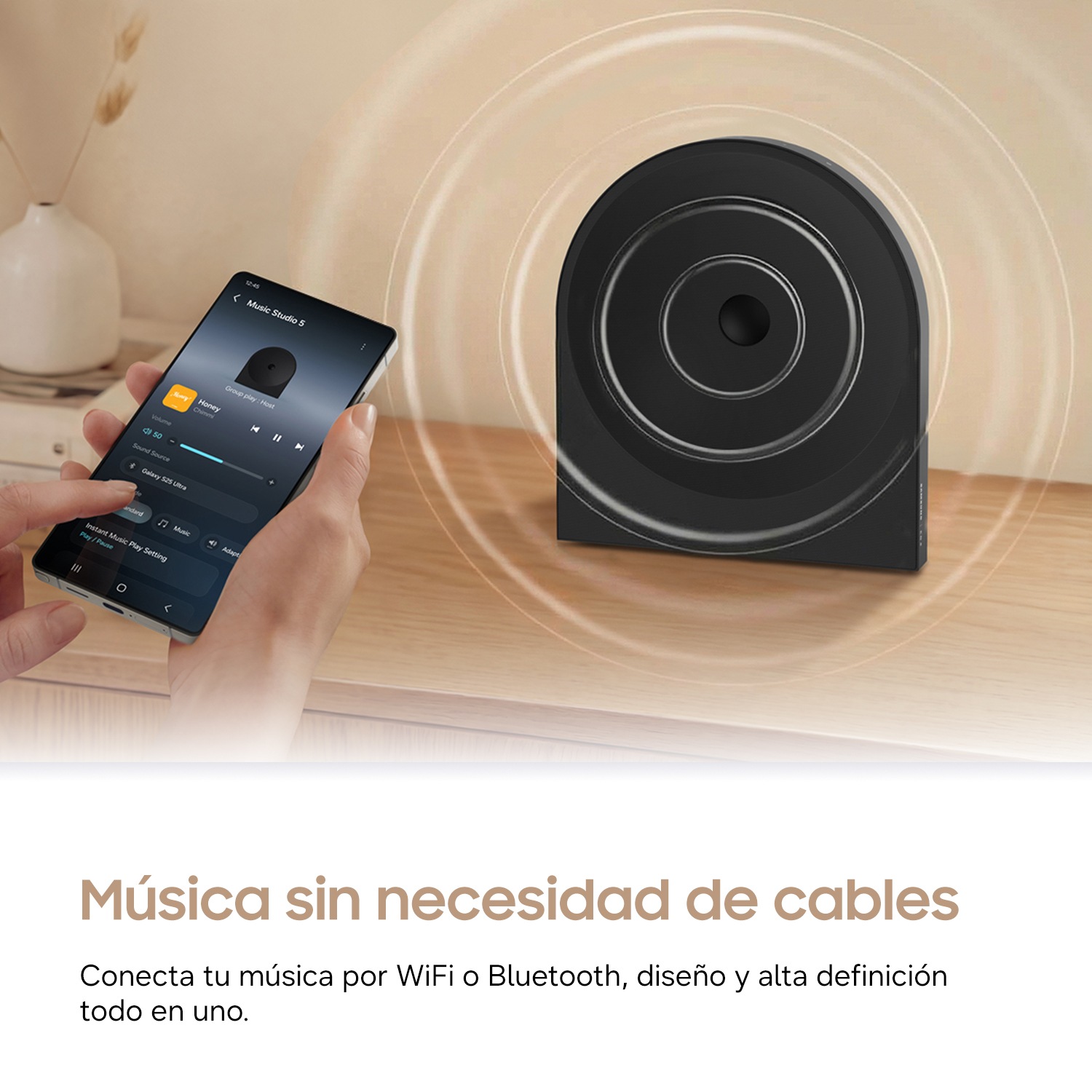 Altavoz WiFi Samsung Music Studio 5 LS50H Black