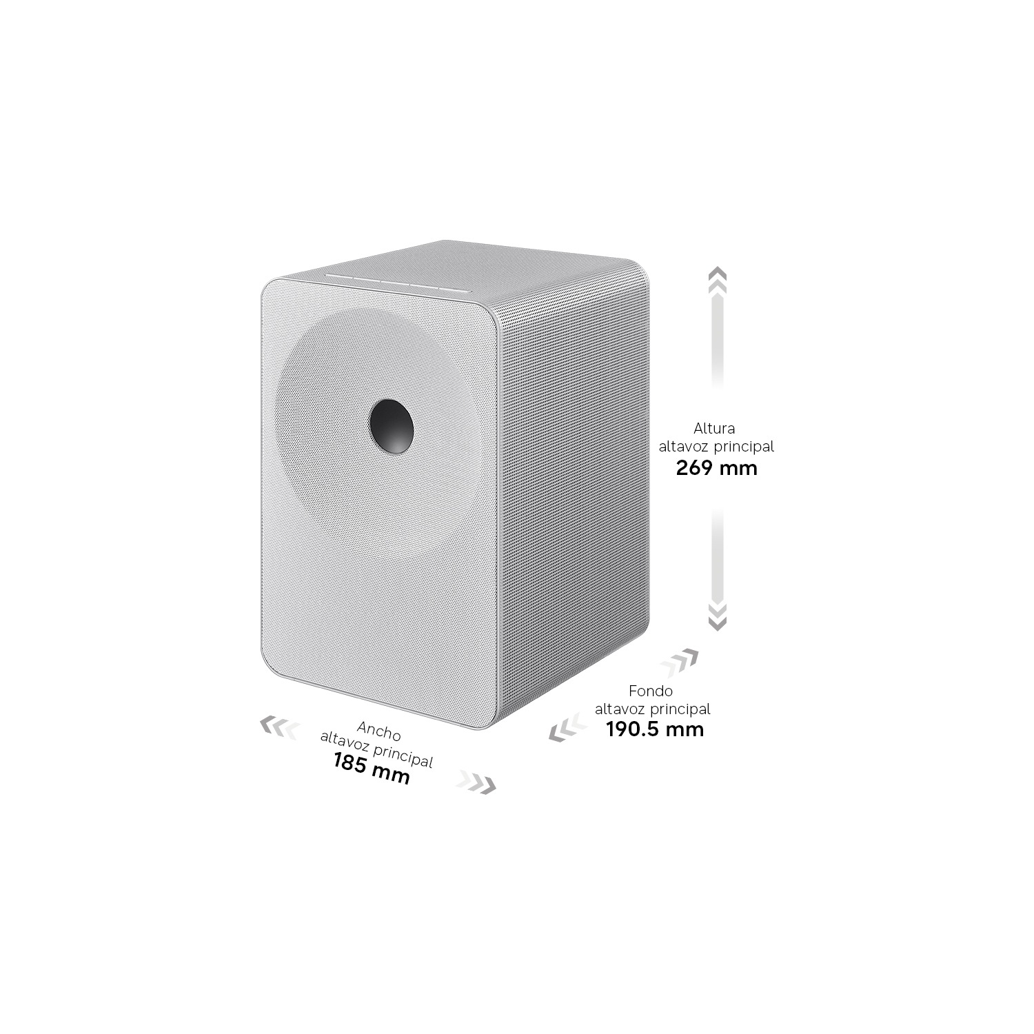 Altavoz WiFi Hi-Res Audio Music Studio 7 (LS71H) White