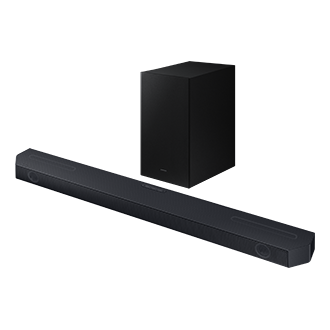 Buy SAMSUNG2.1 Soundbar HW-R450 with Wireless Subwoofer, Bluetooth  Compatible, Smart Sound and Game Mode, 200-Watts Online at desertcartIreland