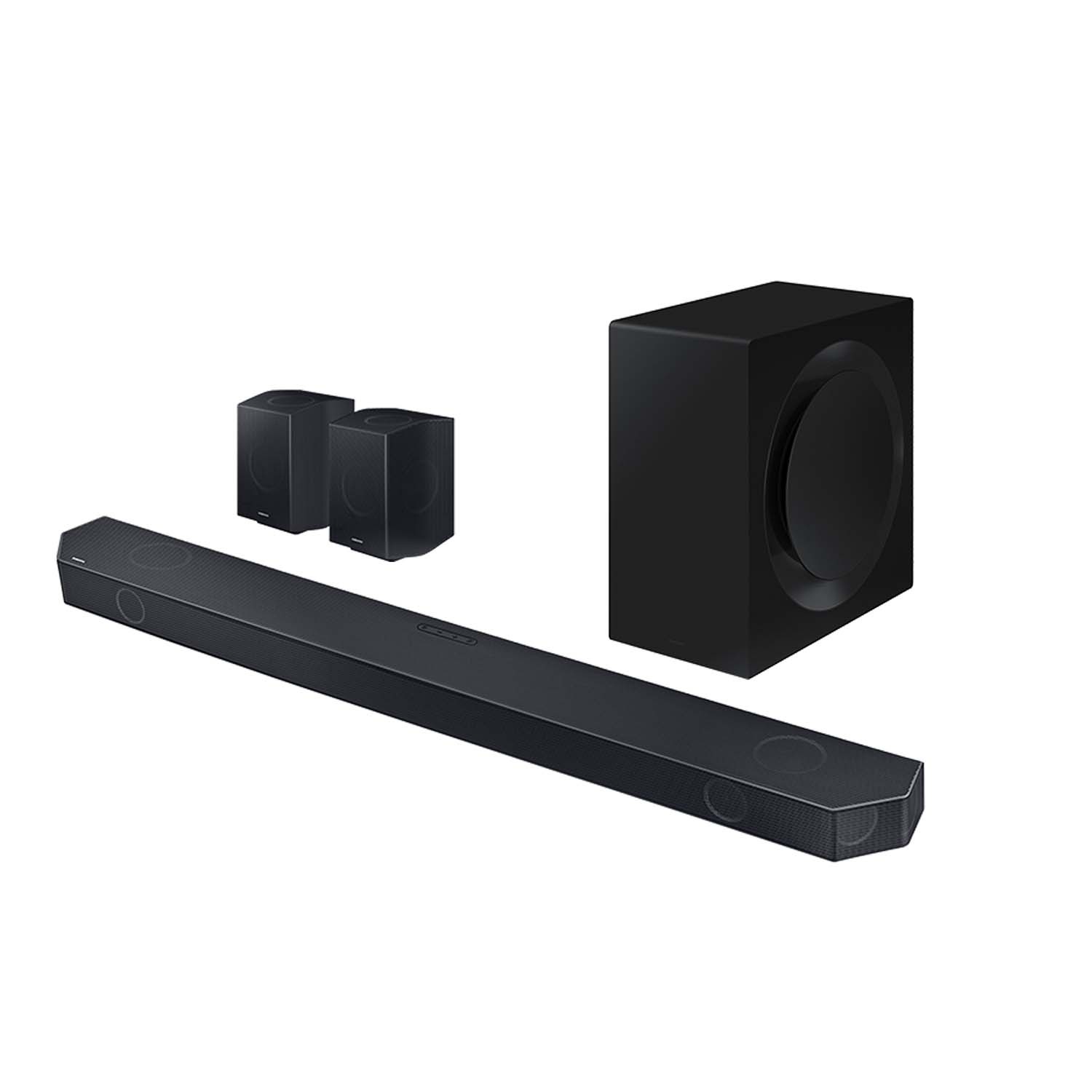 Bluetooth 4.2 Barra de sonido inalámbrica para TV con 4 altavoces, barra de  sonido para cine en casa y subwoofer