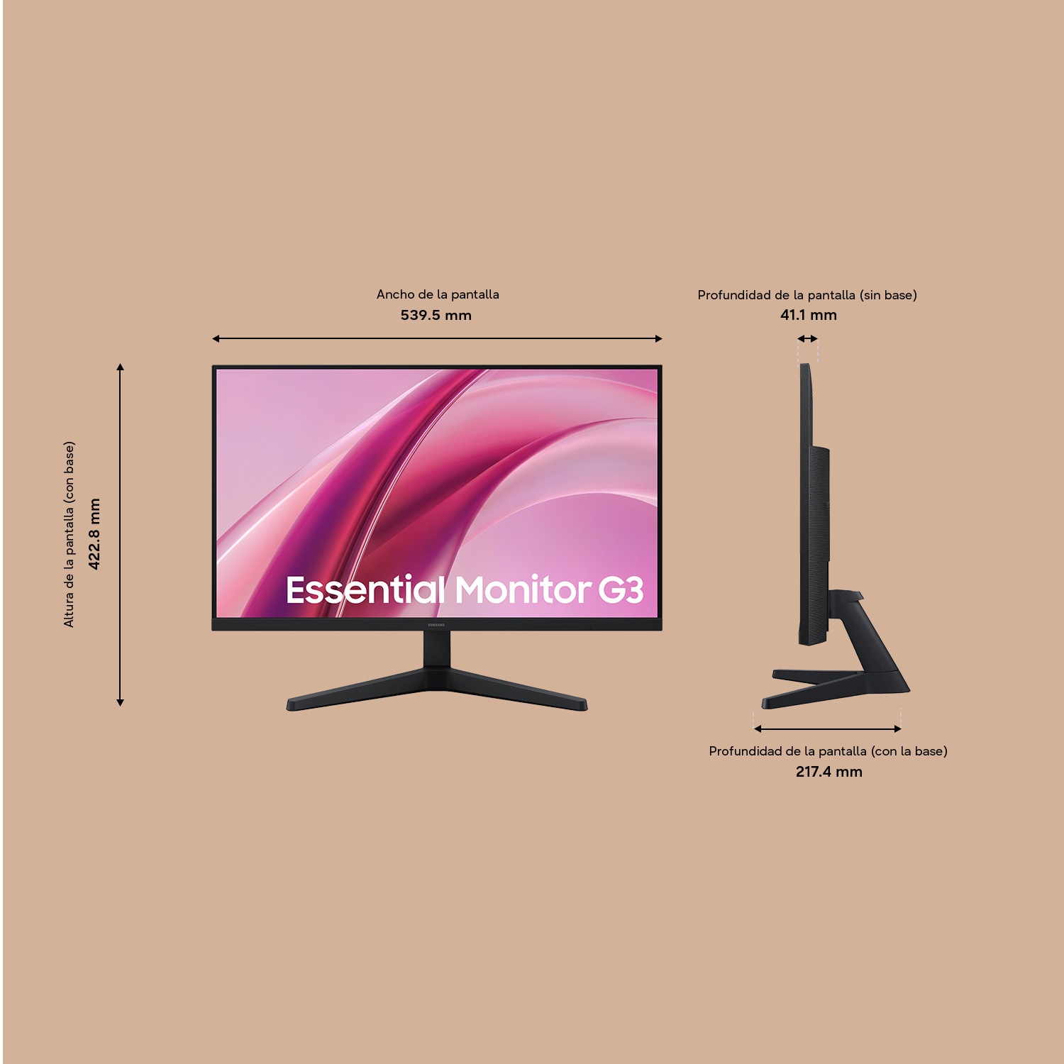 24/27 Inch Essential Monitor G3 G31H FHD 144Hz Black