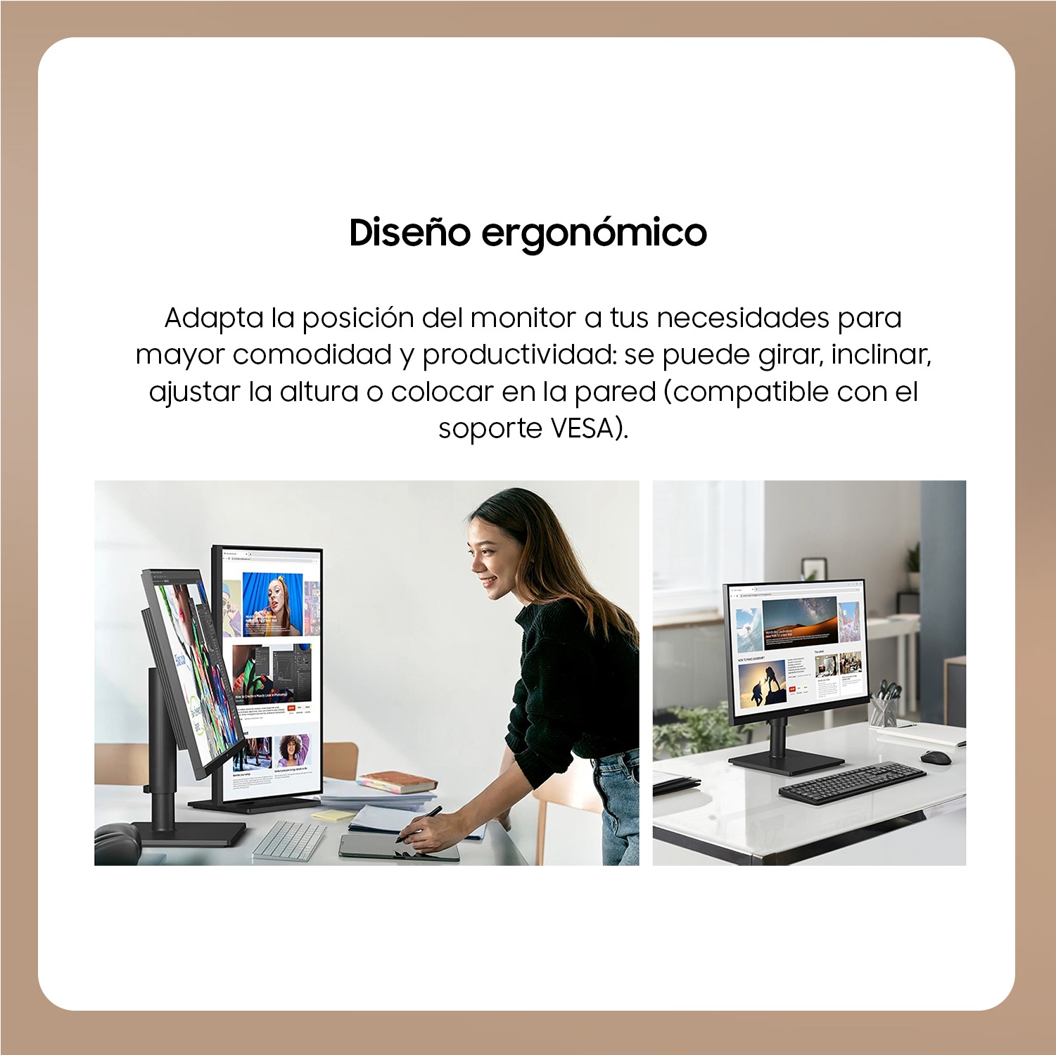 Monitor Profesional ViewFinity S8 27" S80HF 5K HDR10 60Hz Plano Negro