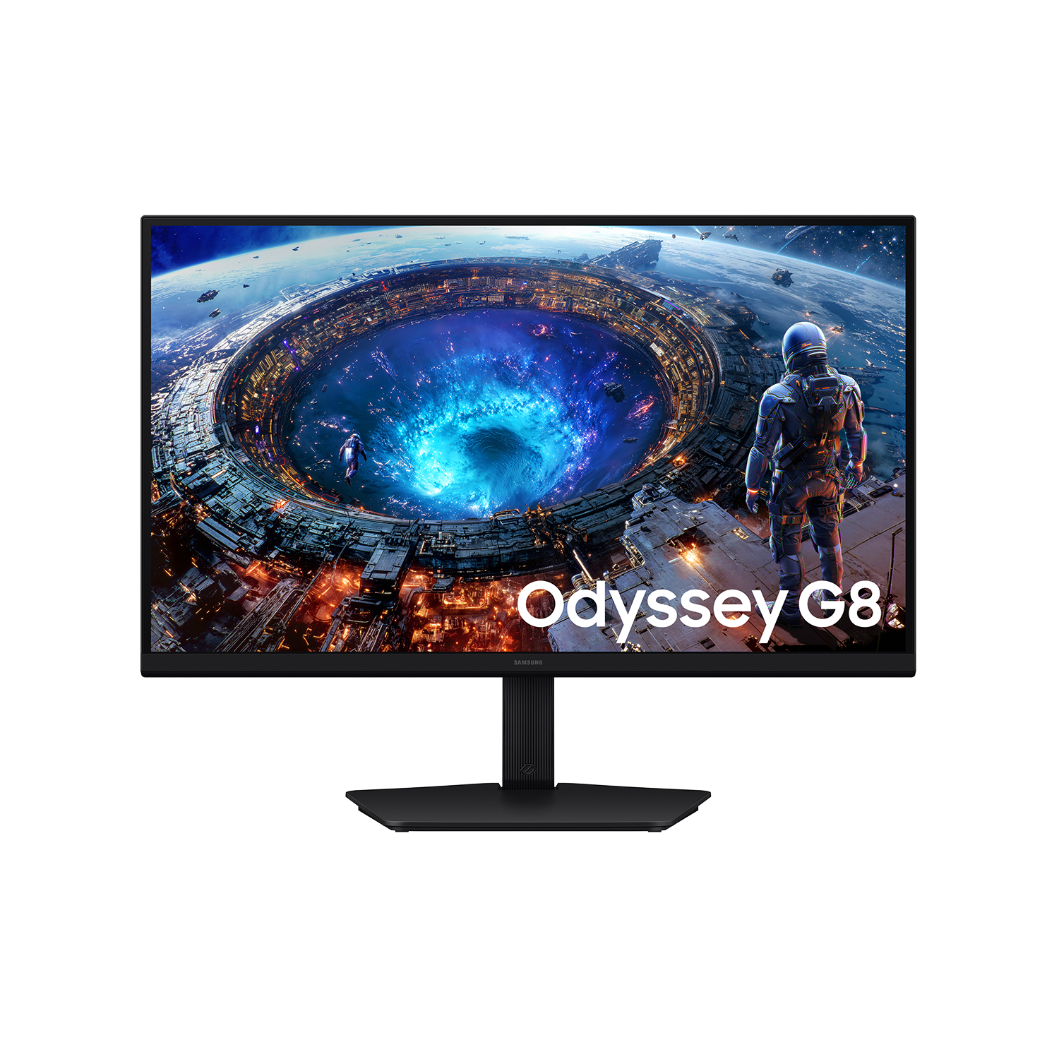 27 Inch Odyssey G8 G80HF 5K 180Hz / QHD 360Hz Gaming Monitor Back Black 