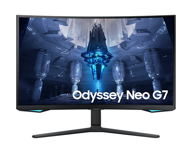 Monitor Gaming Odyssey Neo G7 UHD 4K 32 con curvatura 1000R, 165Hz y  Quantum Mini-LED. S32BG750NP