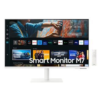 SAMSUNG Monitor de computadora inteligente UHD de 32 pulgadas serie M70C  con transmisión de TV, concentrador de juegos, soporte ajustable, acceso