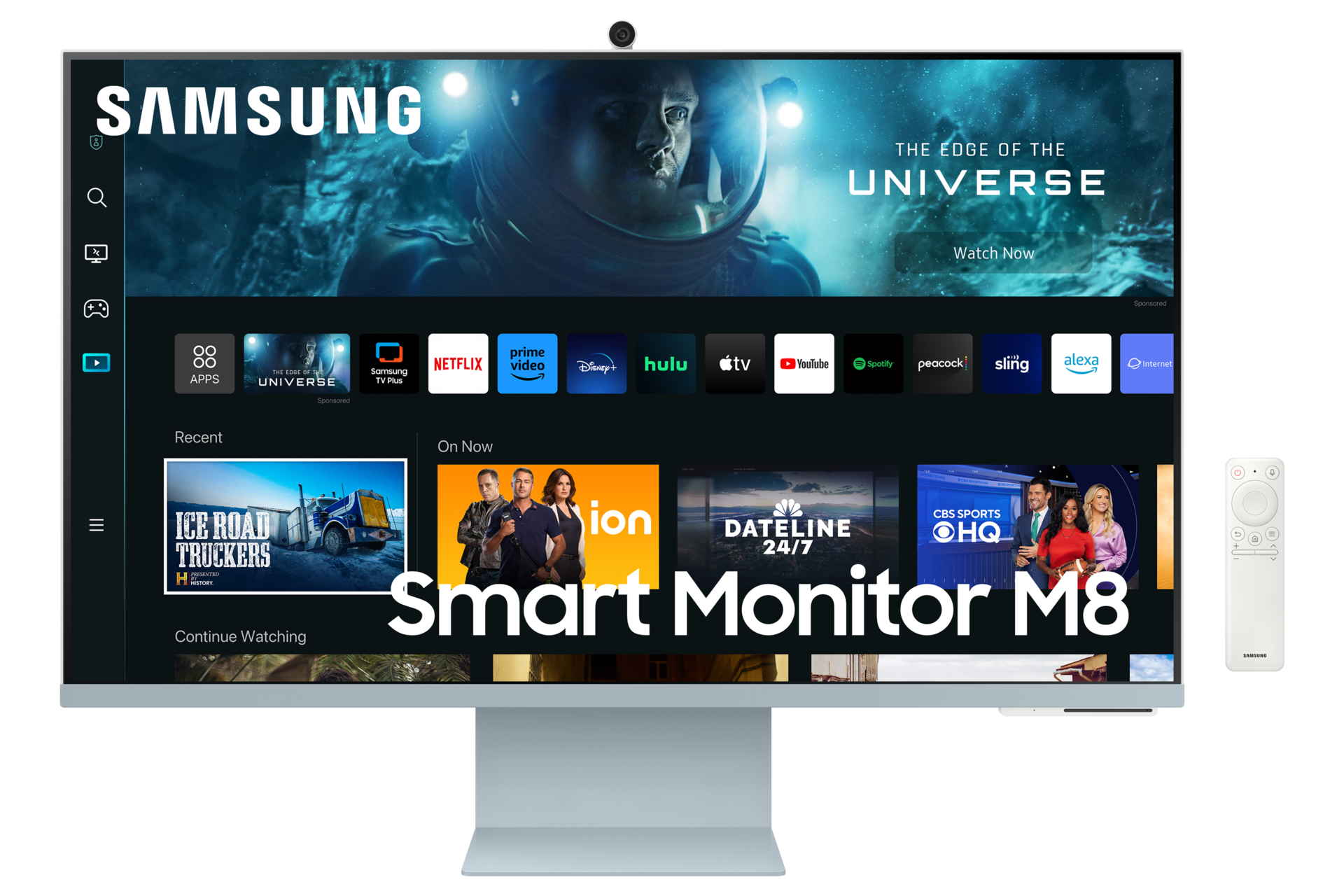 Smart Monitor M8 32 4K Streaming TV y Cámara SlimFit