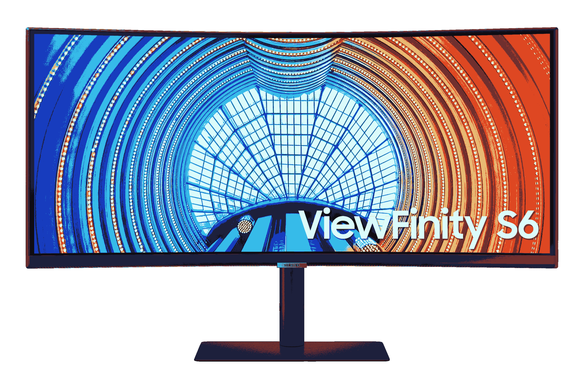 Monitor curvo Viewfinity S6 Ultra-WQHD de 34 pulgadas, USB-C y puerto LAN.  S34A650UBU
