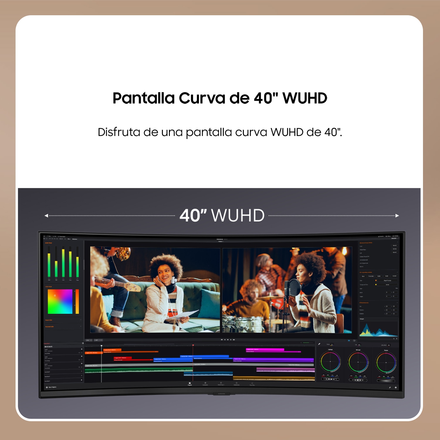 Monitor ViewFinity 40 S8 S85TH  5K2K WUHD 144Hz Curvo Black