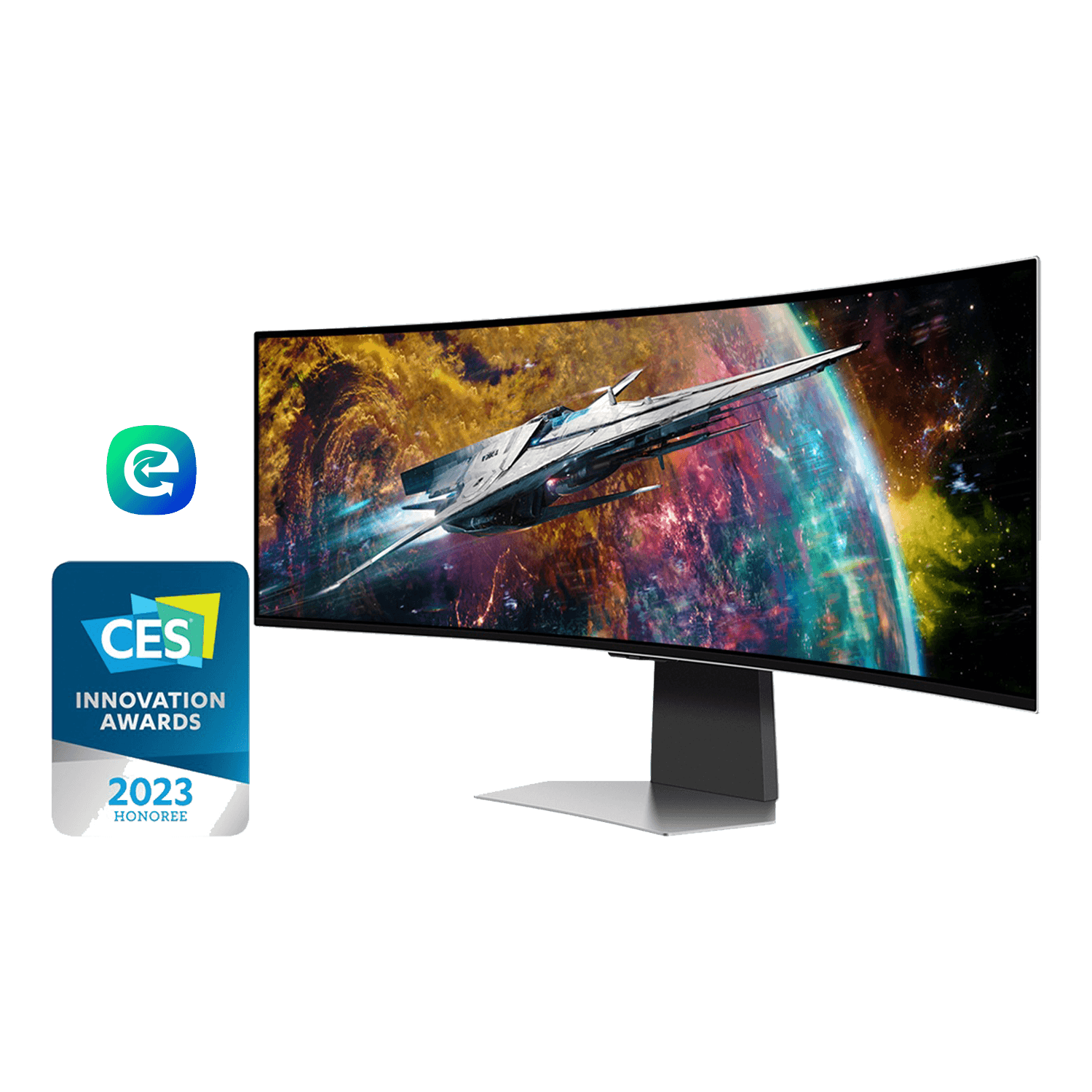 SAMSUNG Odyssey G93SC Series OLED - Monitor curvo para juegos de 49  pulgadas, 240Hz, 0.03ms, Dual QHD, DisplayHDR True Black 400, FreeSync  Premium