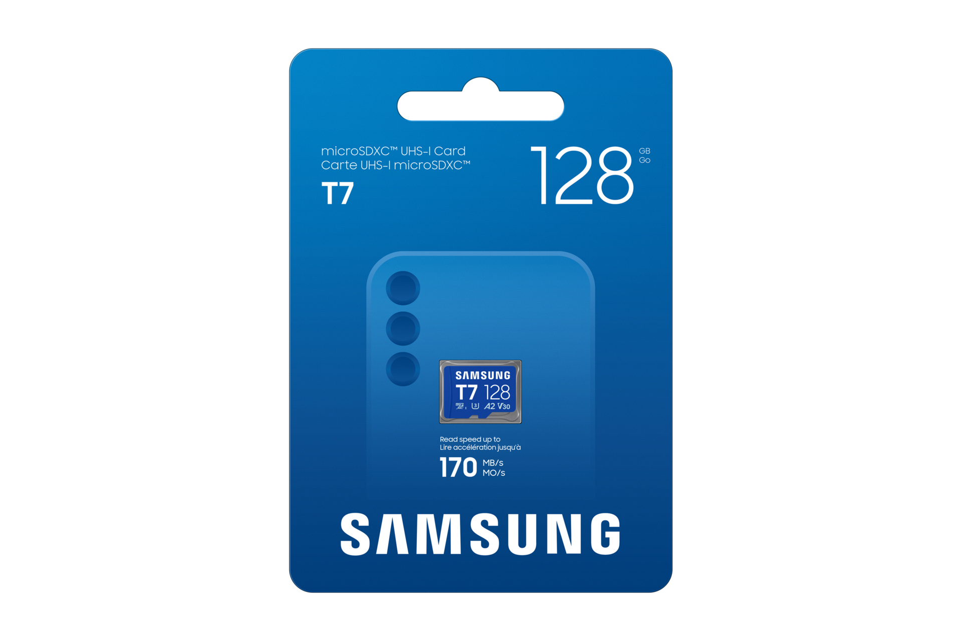 Memory Card T7 Front-PKG Blue 