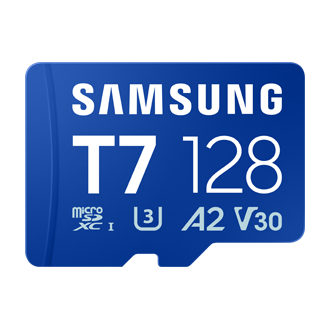 Memory Card T7 Front Blue 