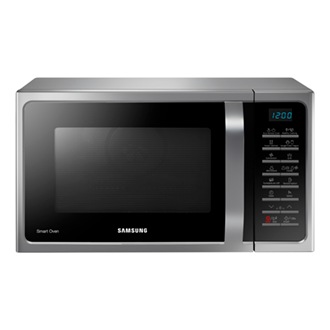 Microondas con grill  Samsung GE 87M-X, 800 W, 6 niveles, Power defrost,  23l, Inox