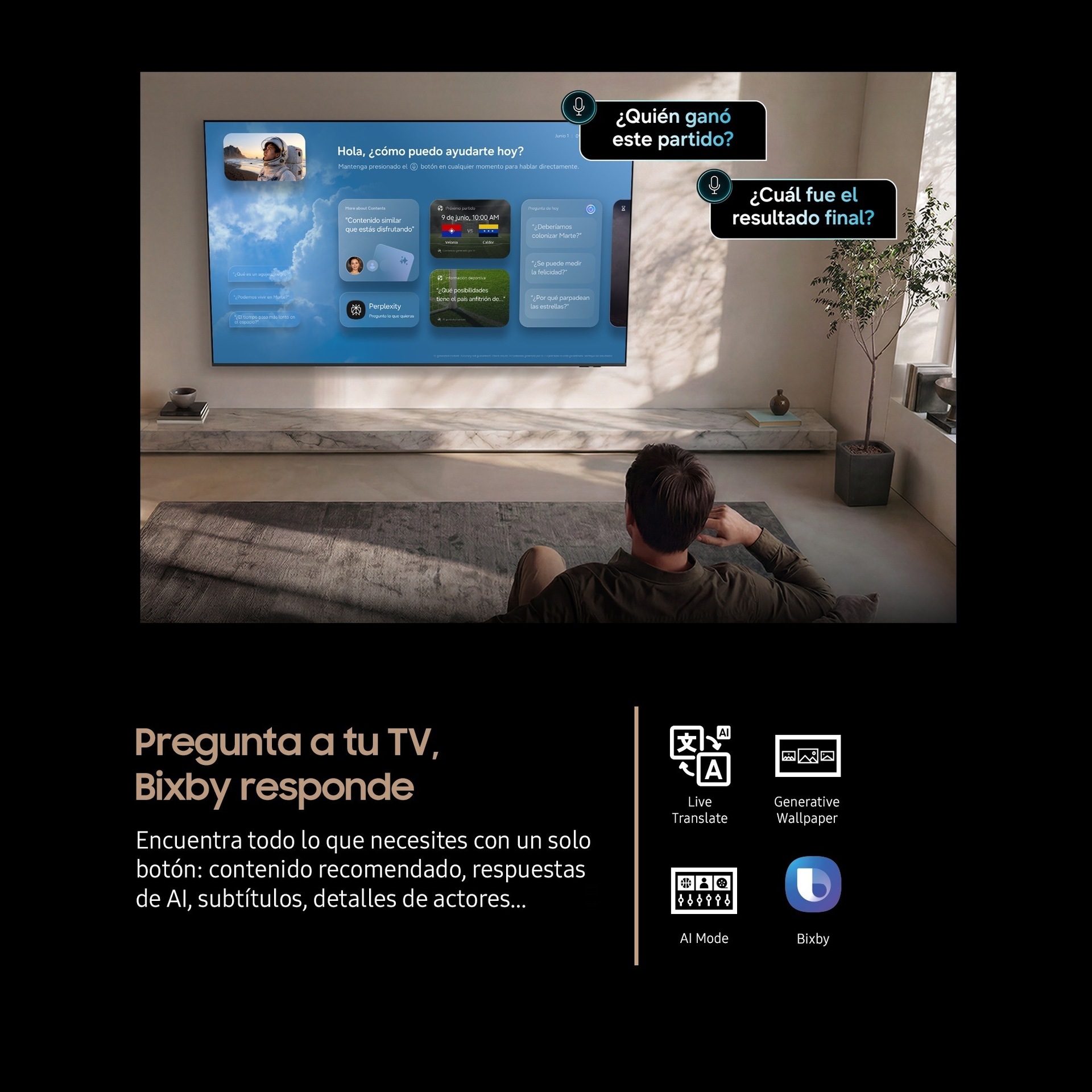 TV 115" Micro RGB MR95F 4K Samsung Vision AI Smart TV 2025 Silver