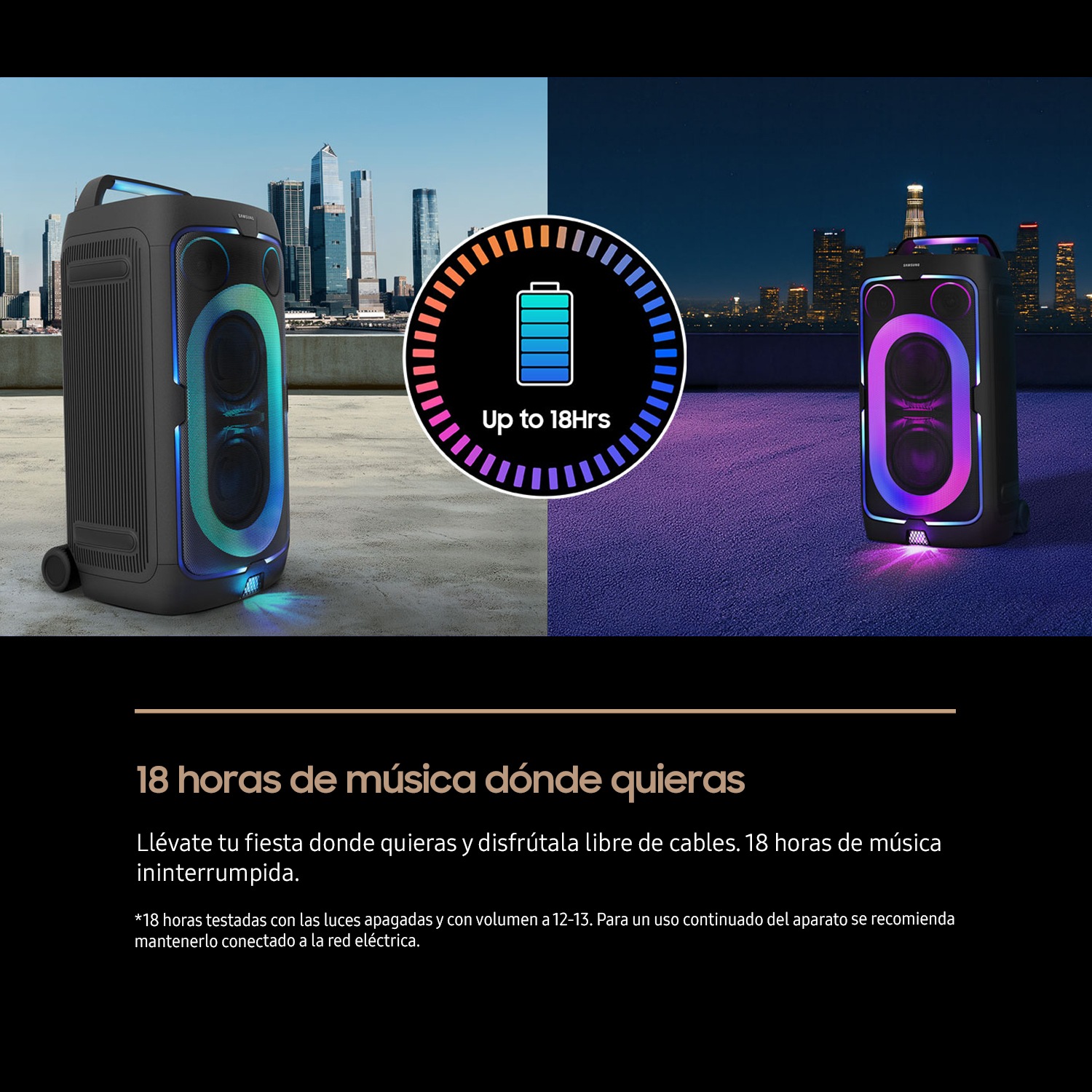 Sound Tower MX-ST50F 240 watts Party Speaker Negro