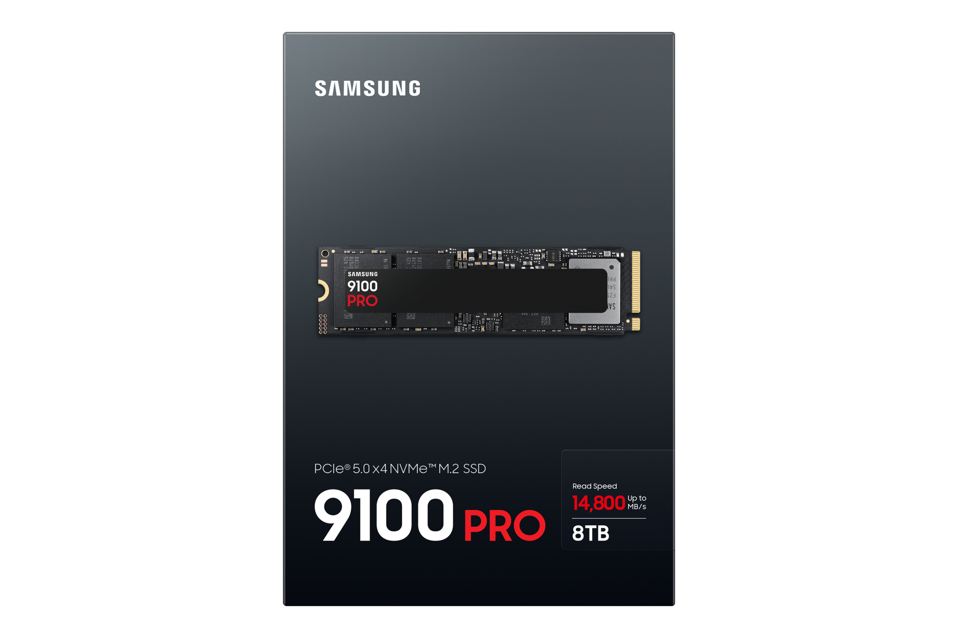 SSD Interno 9100 PRO sin disipador de calor PKG-Front Black 
