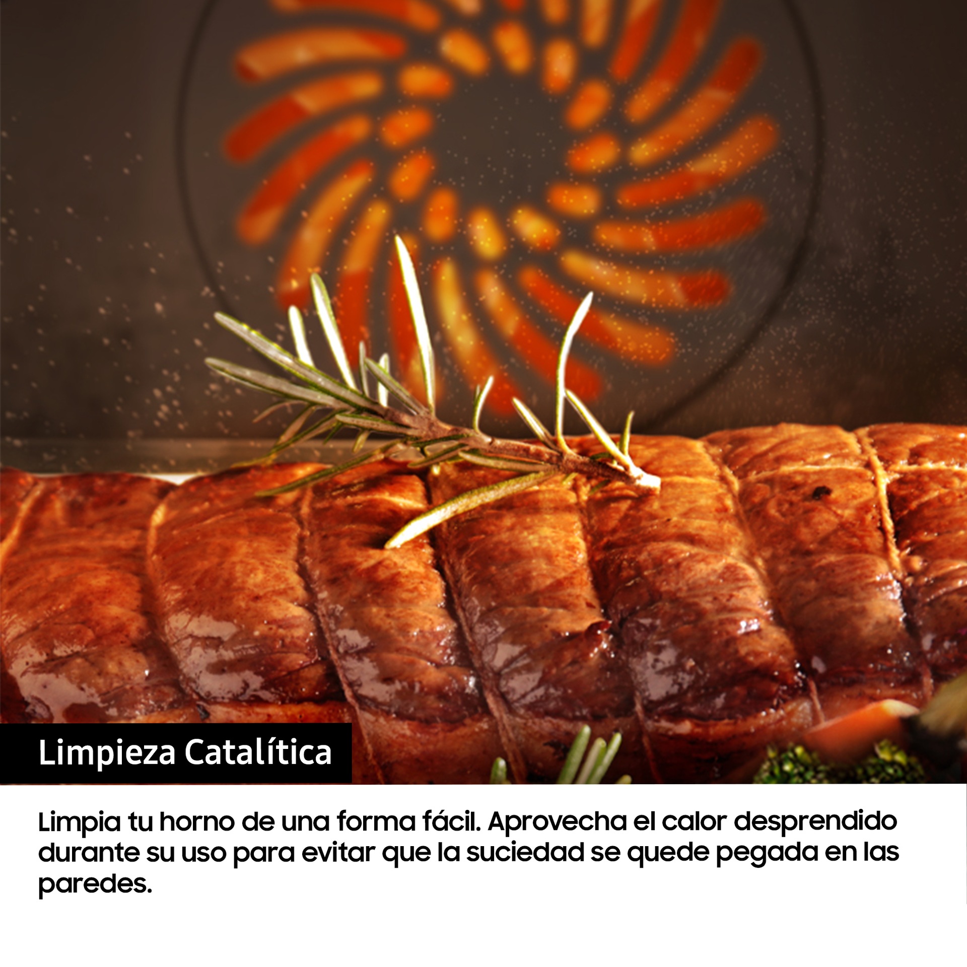 Horno Catalítico 76L 59.5cm Multifunción Clase A+ Negro NV7B40403CK/U1 Negro