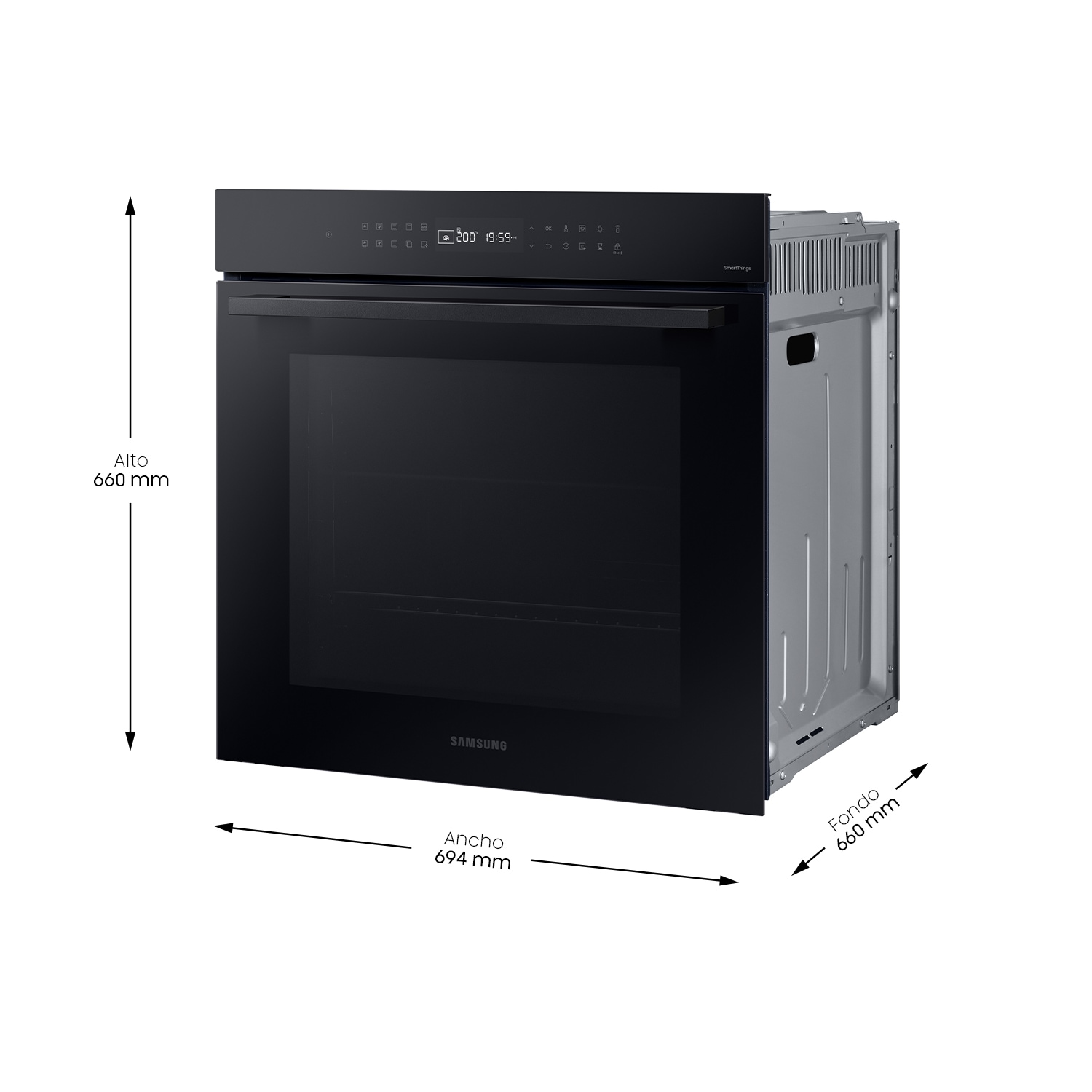 Horno Catalítico 76L 59.5cm Multifunción Clase A+ Negro NV7B40403CK/U1 Negro