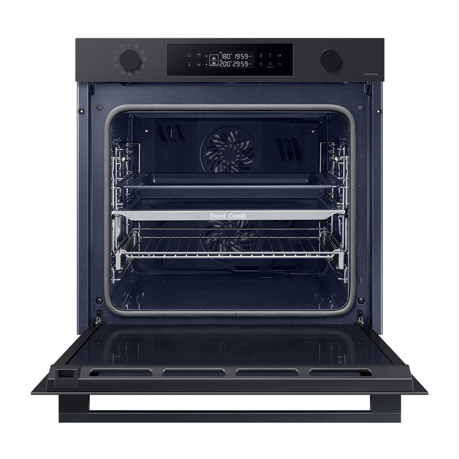Horno Pirolítico 76L Dual Cook  Negro Clasificación Energética A+ NV7B4430ZAB/U1 Black