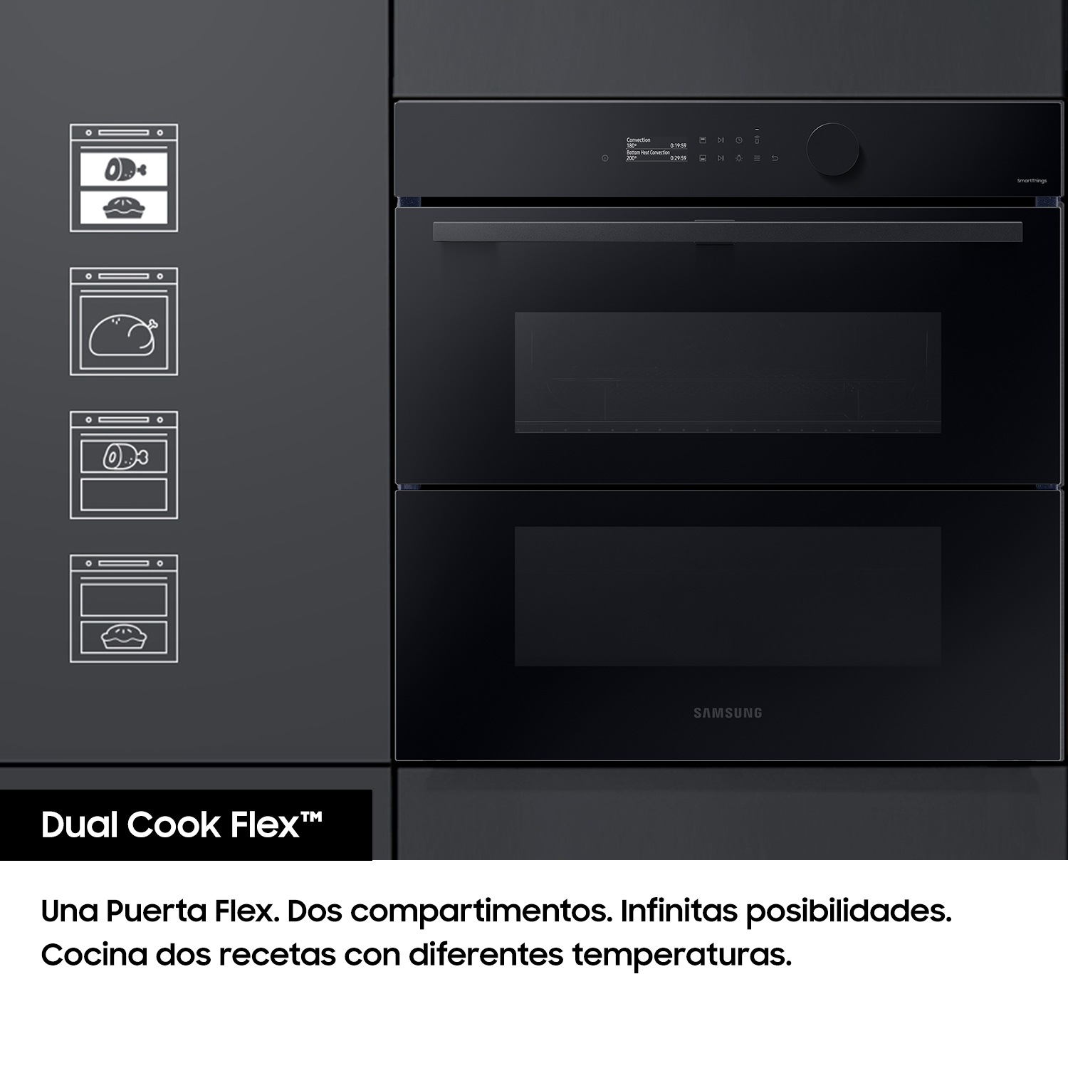 Samsung Bespoke Serie 5 con Dual Cook Flex