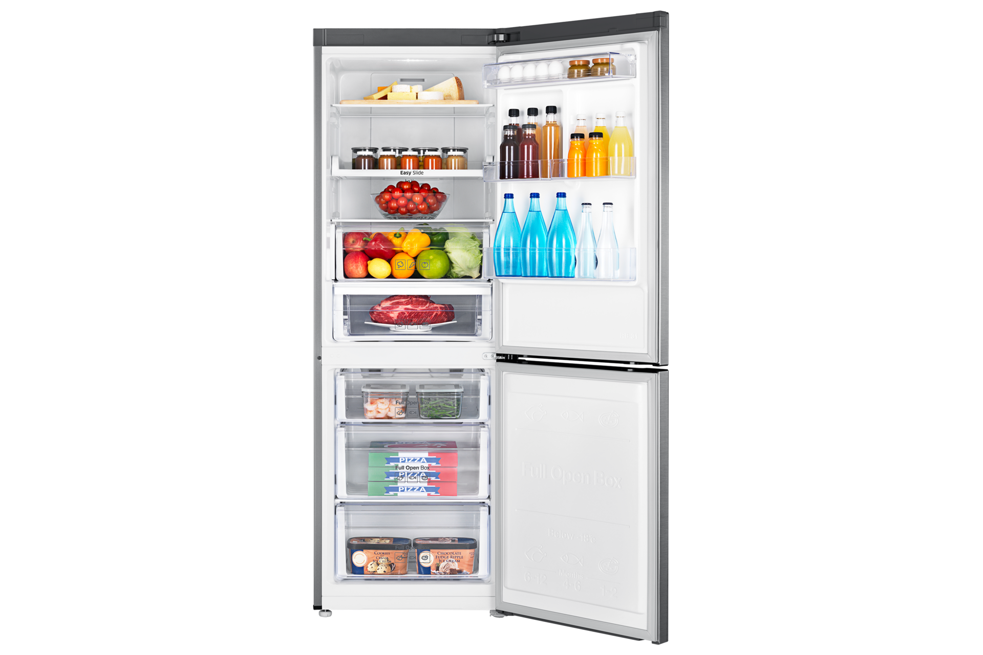 front-open-with-food silver