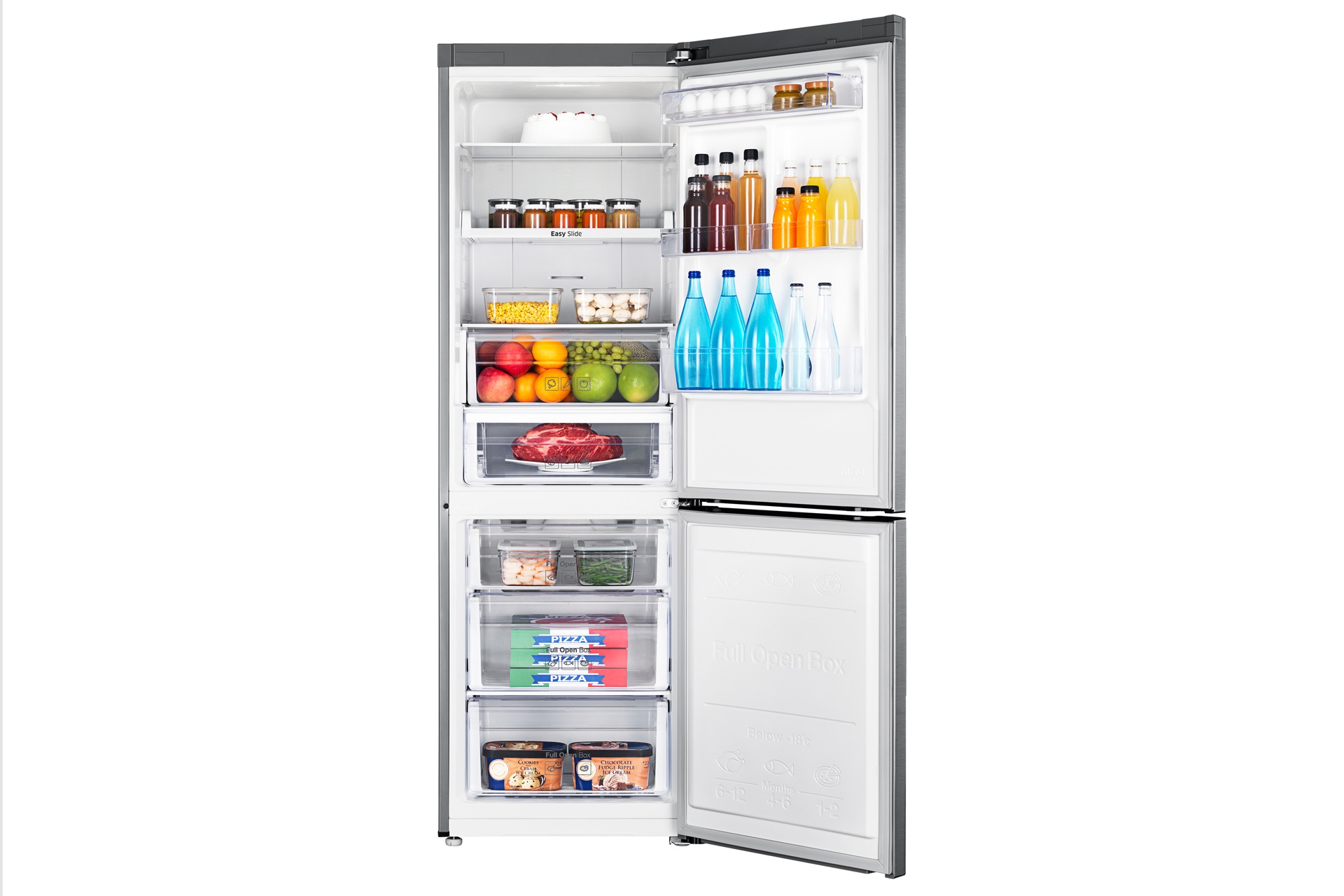 Frigorífico Combi 304L Inox 185 Clasificación Energética F RB31HER2CSA Inox