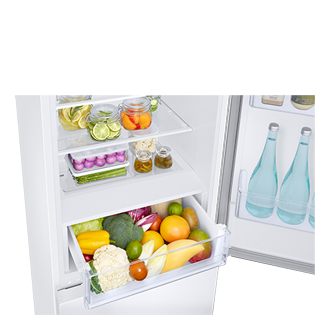 Frigorífico Combi 344L Inox 1,85 M Clasificación Energética E  RB33B612EWW Detail-Moist-Fresh-Zone White 