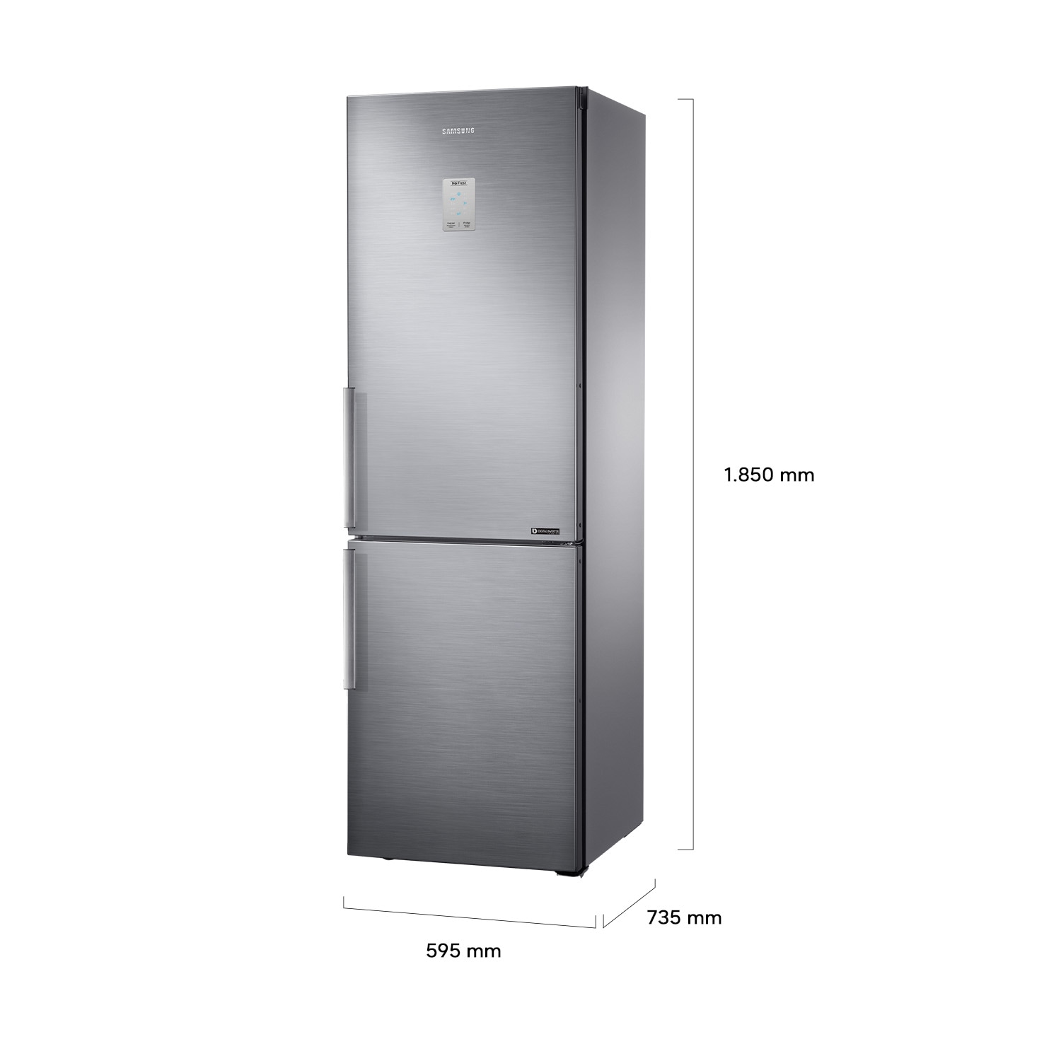 Frigorífico Combi AI 185cm 339L Clase E Inox RB33J3515S9/EF Inox