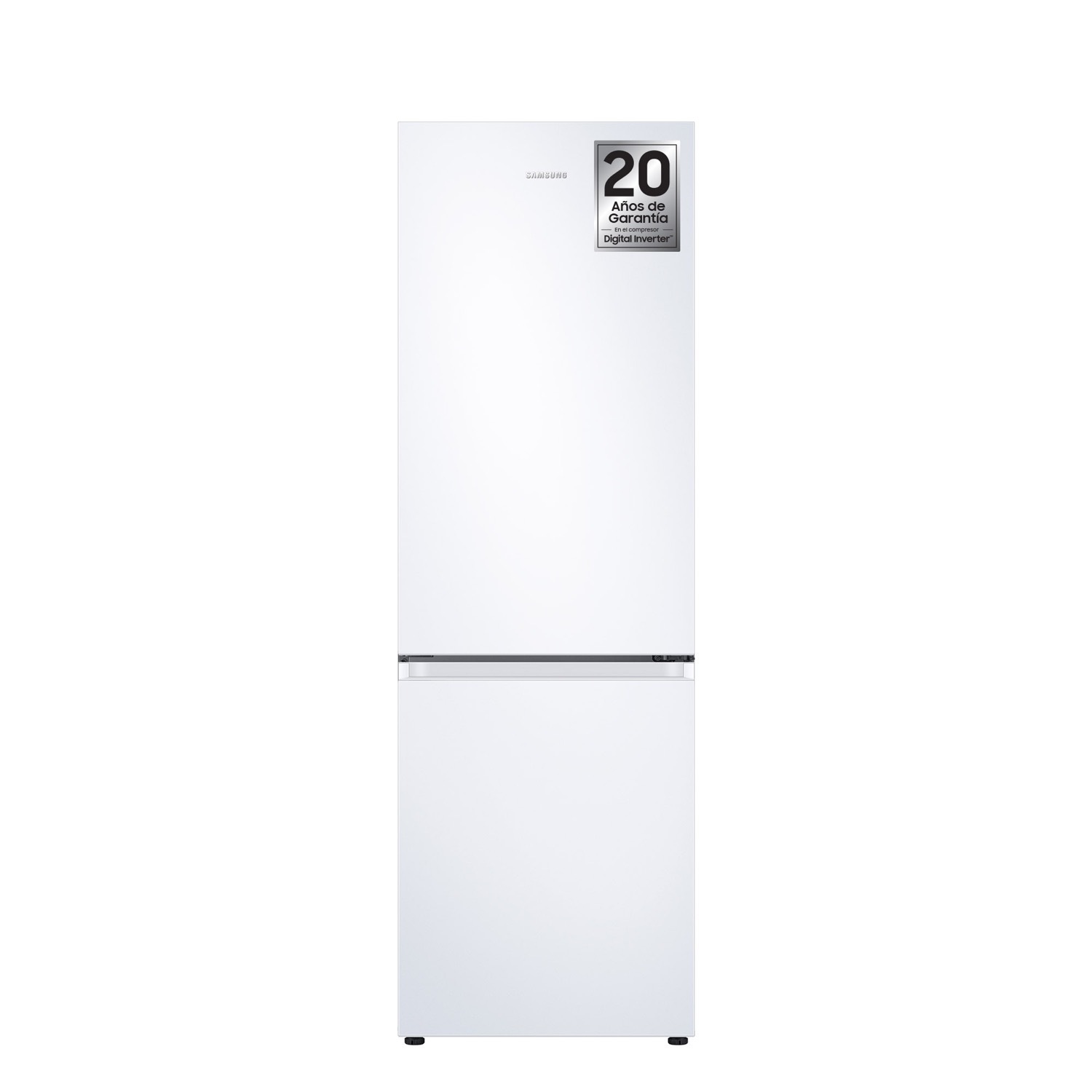 Samsung Frigorífico Combi 1,85m 344L y Smart AI - RB34C600DWW/EF - Blanco, Blanco