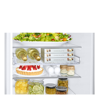 Frigorífico Combi 185cm 344L Clase C Blanco RB34C605CWW/EF Detail-Wine-Shelf White 