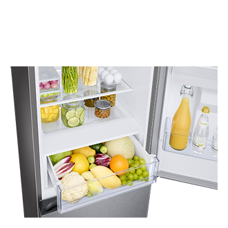 Frigorífico Combi 185cm 341L Clase D Plata RB34C632DSA/EF Detail-Moist-Fresh-Zone Silver 