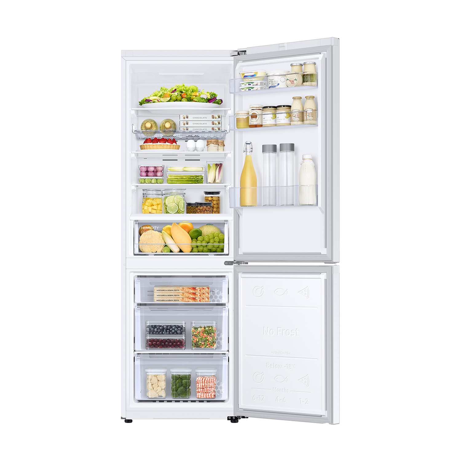 Frigorífico Combi AI 185cm 344L Clase E Blanco RB34C672EWW/EF Blanco