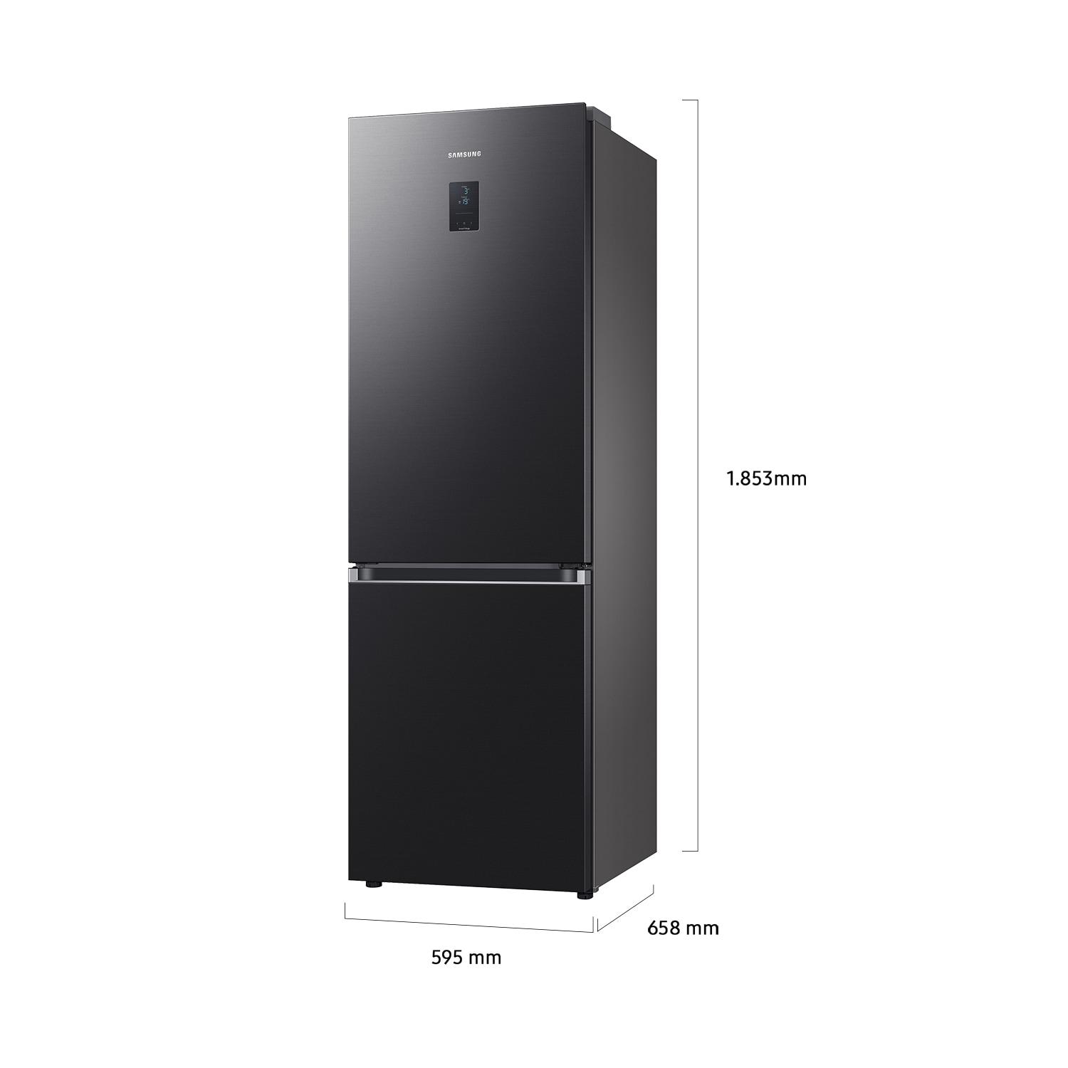 Frigorífico Combi Bespoke AI 185cm 344L Clase C Grafito RB34C775CB1/EF Grafito