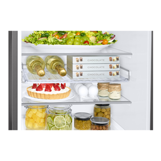 Frigorífico Combi 344L Grafito 185 Clasificación Energética D RB34T675DB1 Detail-Wine-Shelf Black 