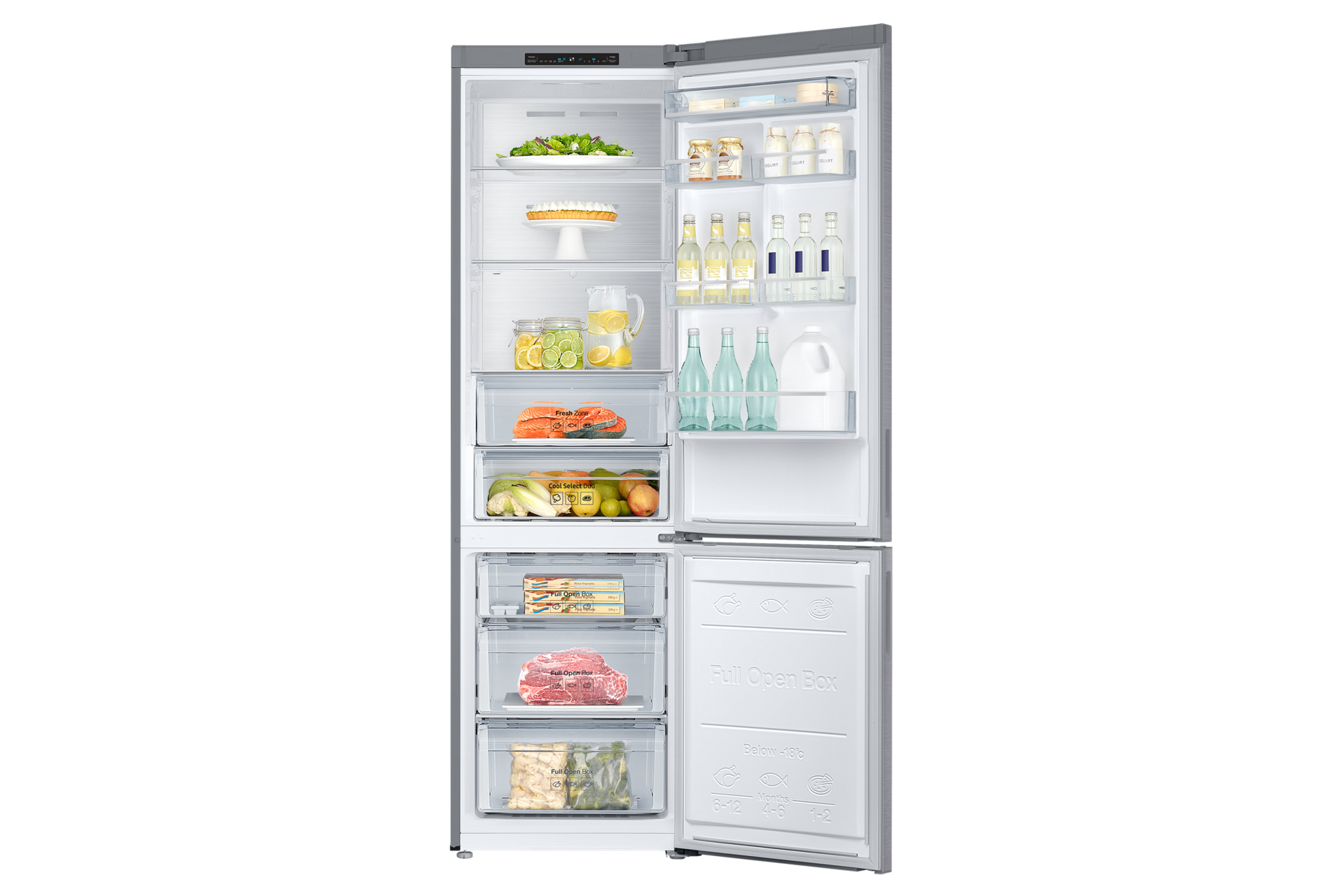 front-open-with-food platinum silver