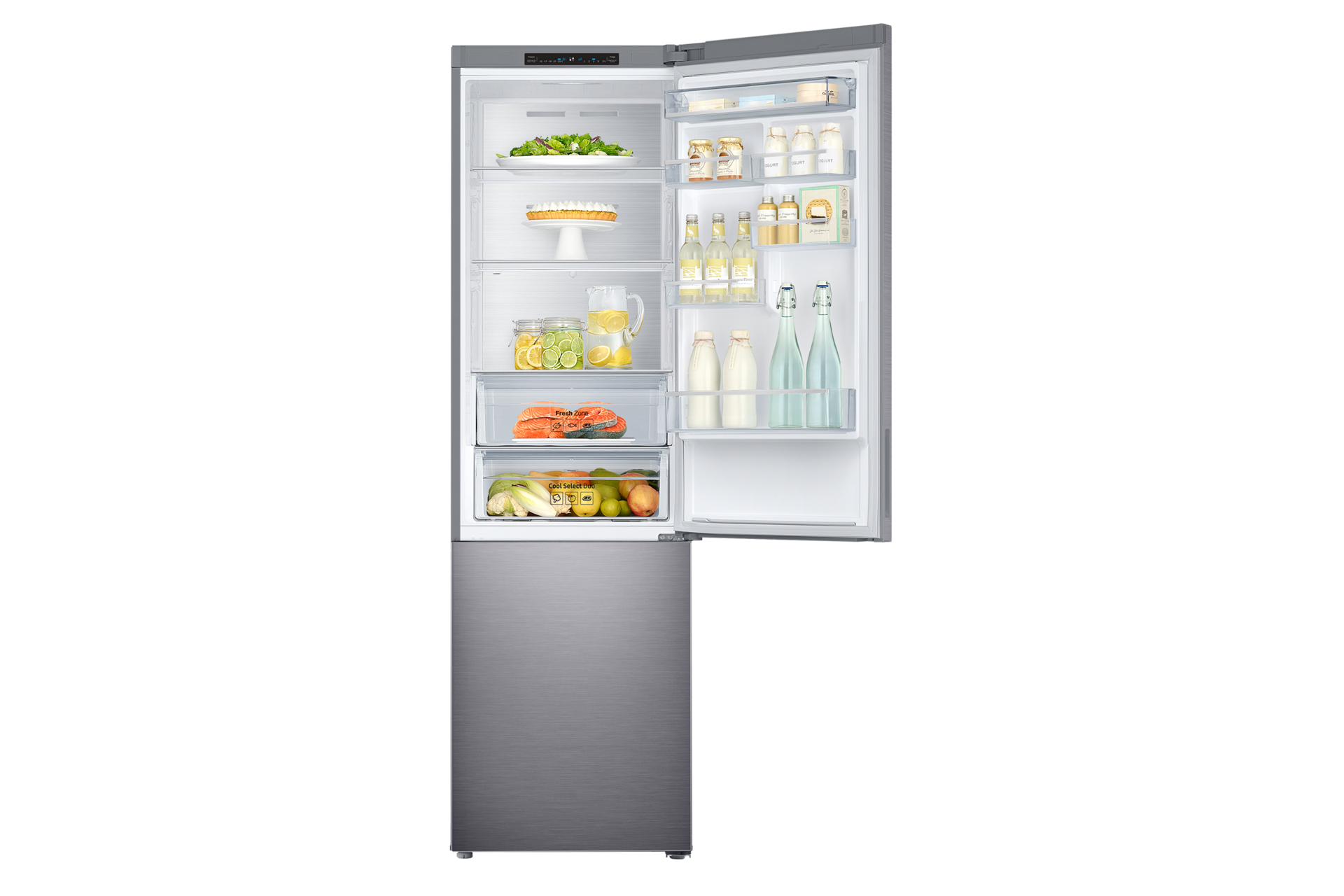 front-top-open-with-food platinum silver