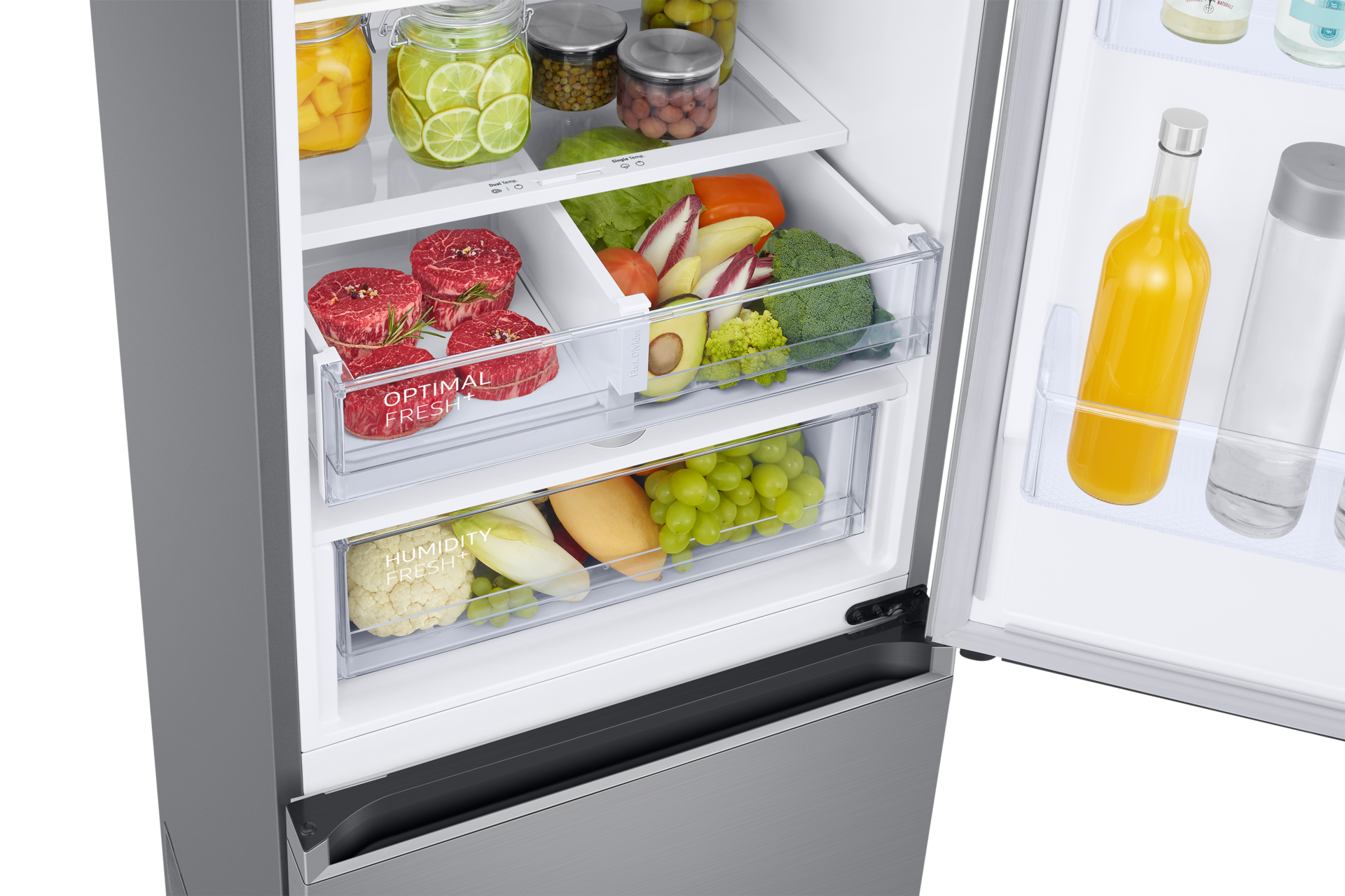 Frigorífico Bottom Freezer 390L Inox 2M RB38C603CS9 Silver