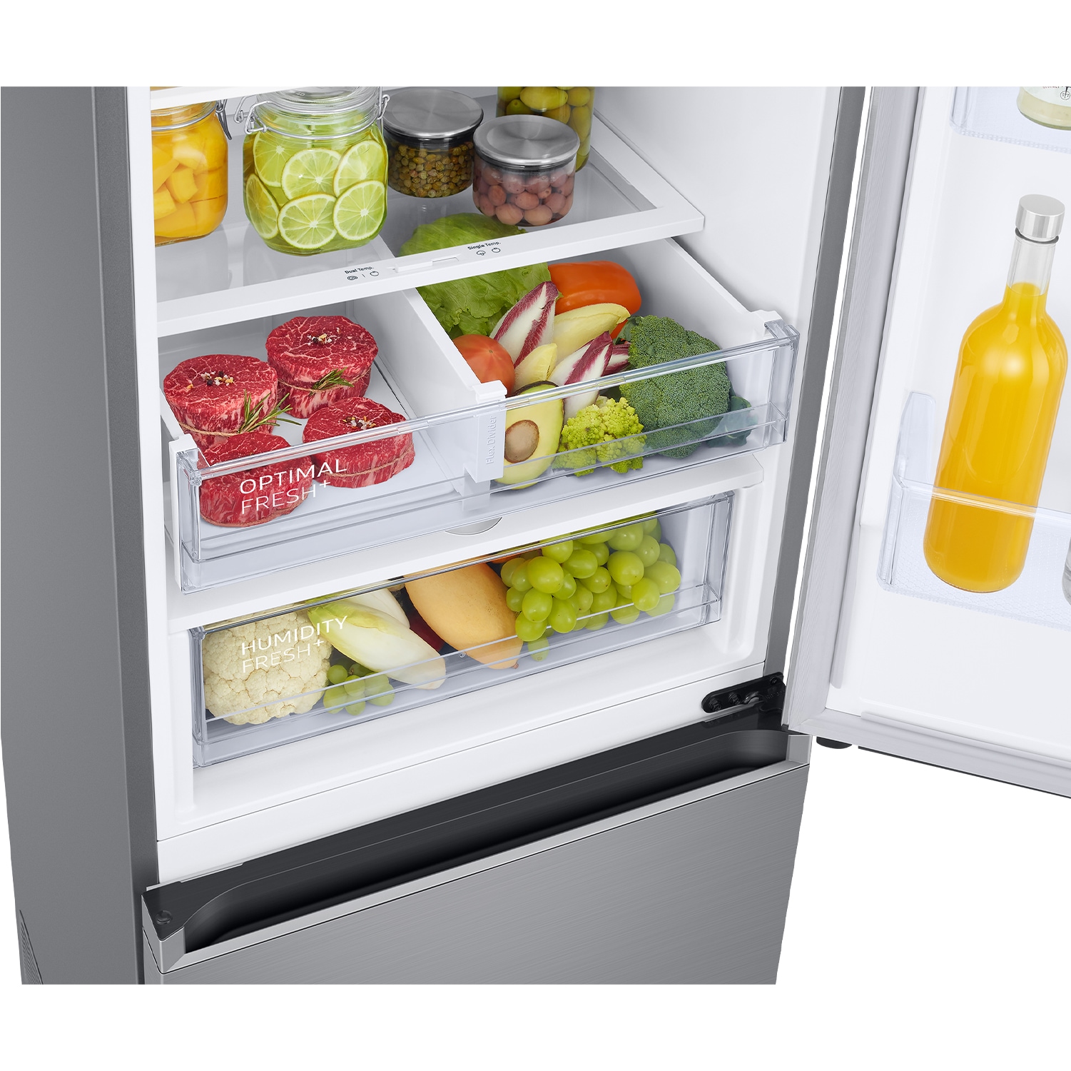 Frigorífico Bottom Freezer 390L Inox 2M RB38C603CS9 Silver