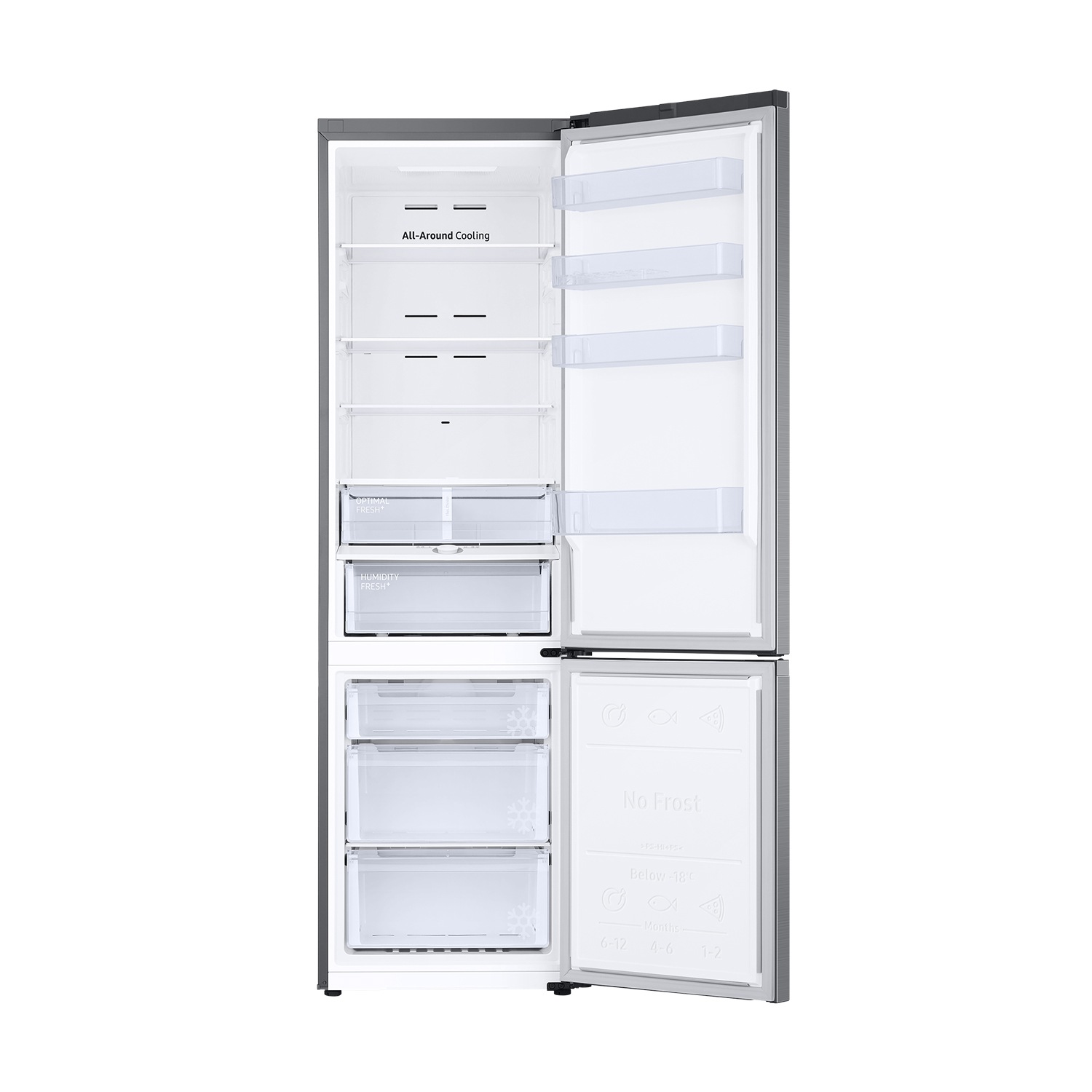 Frigorífico Bottom Freezer 390L Inox 2M RB38C603CS9 Silver