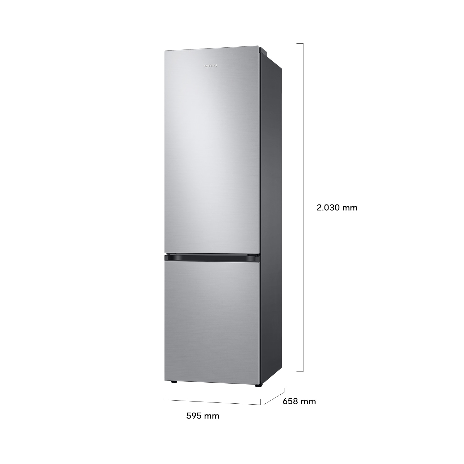 Frigorífico Combi 203cm 390L Clase D Plata RB38C603DSA/EF Plata