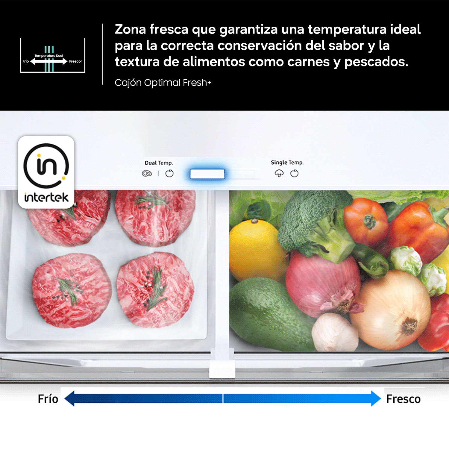 Frigorífico Combi 2m 390L Blanco con Smart AI RB38C605CWW Blanco