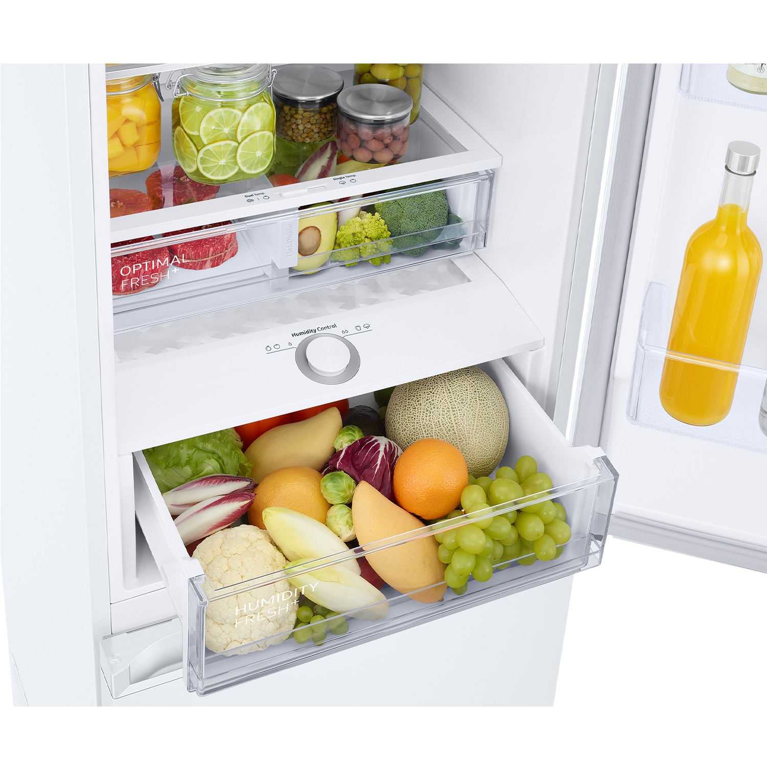 Frigorífico Combi 2m 390L Blanco con Smart AI RB38C605CWW Blanco