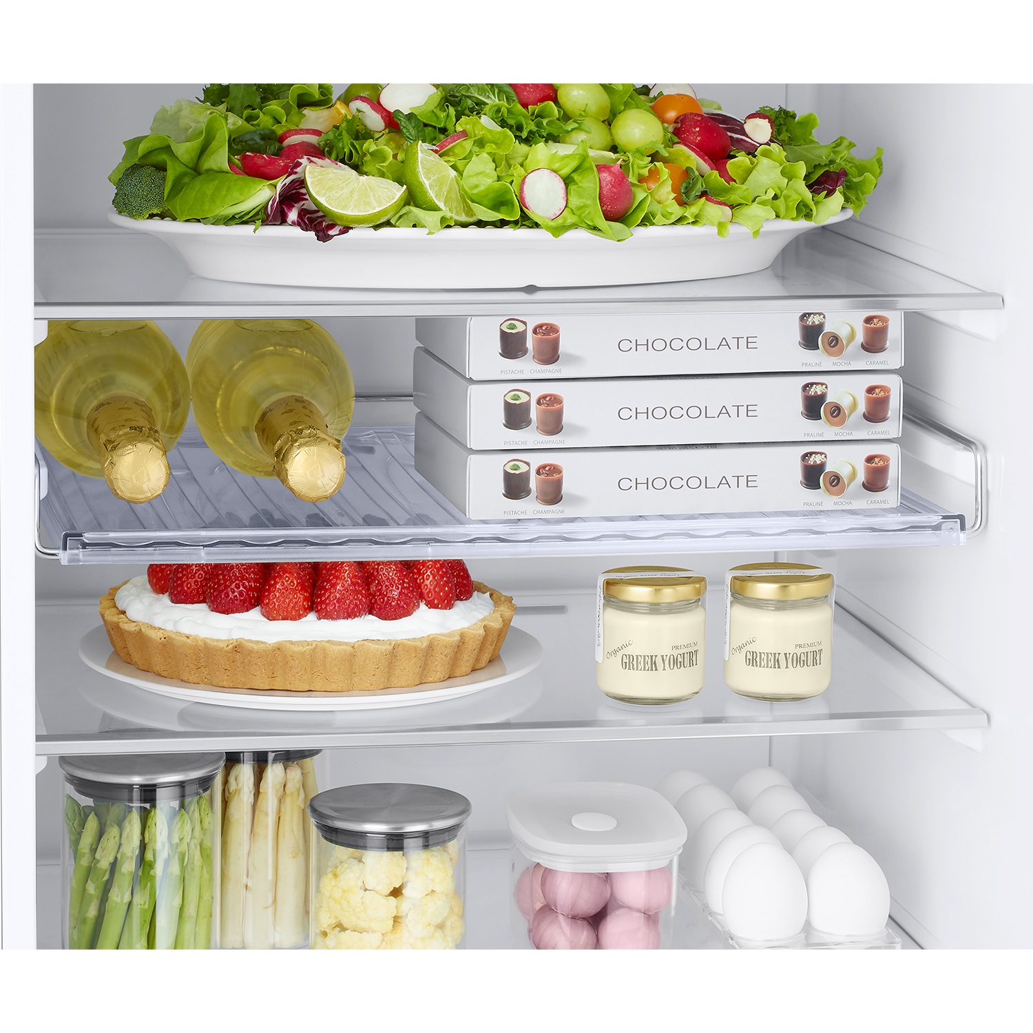 Frigorífico Combi 2m 390L Blanco con Smart AI RB38C605CWW Blanco