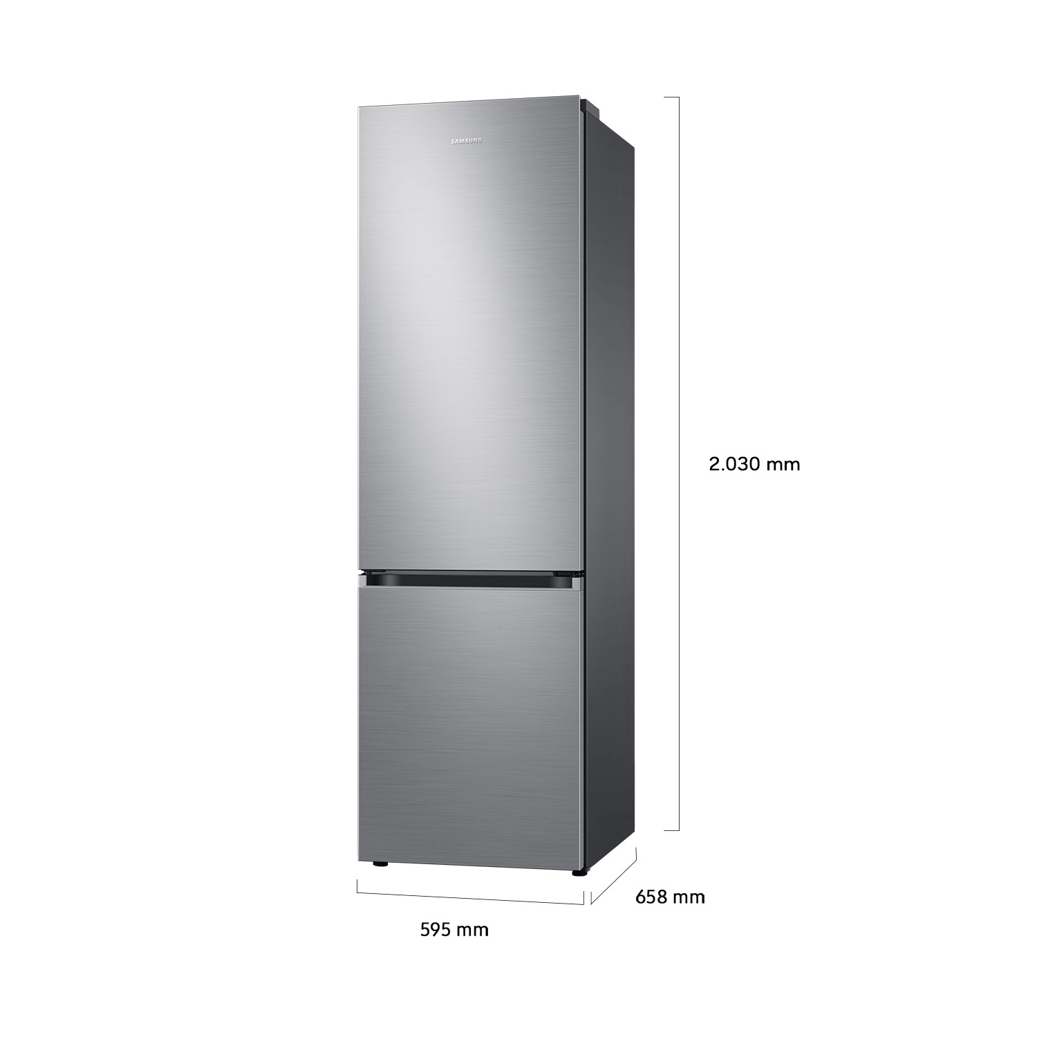 Frigorífico 390L Inox Clasificación Energética D y Smart AI - RB38C605DS9/EF Refined Inox