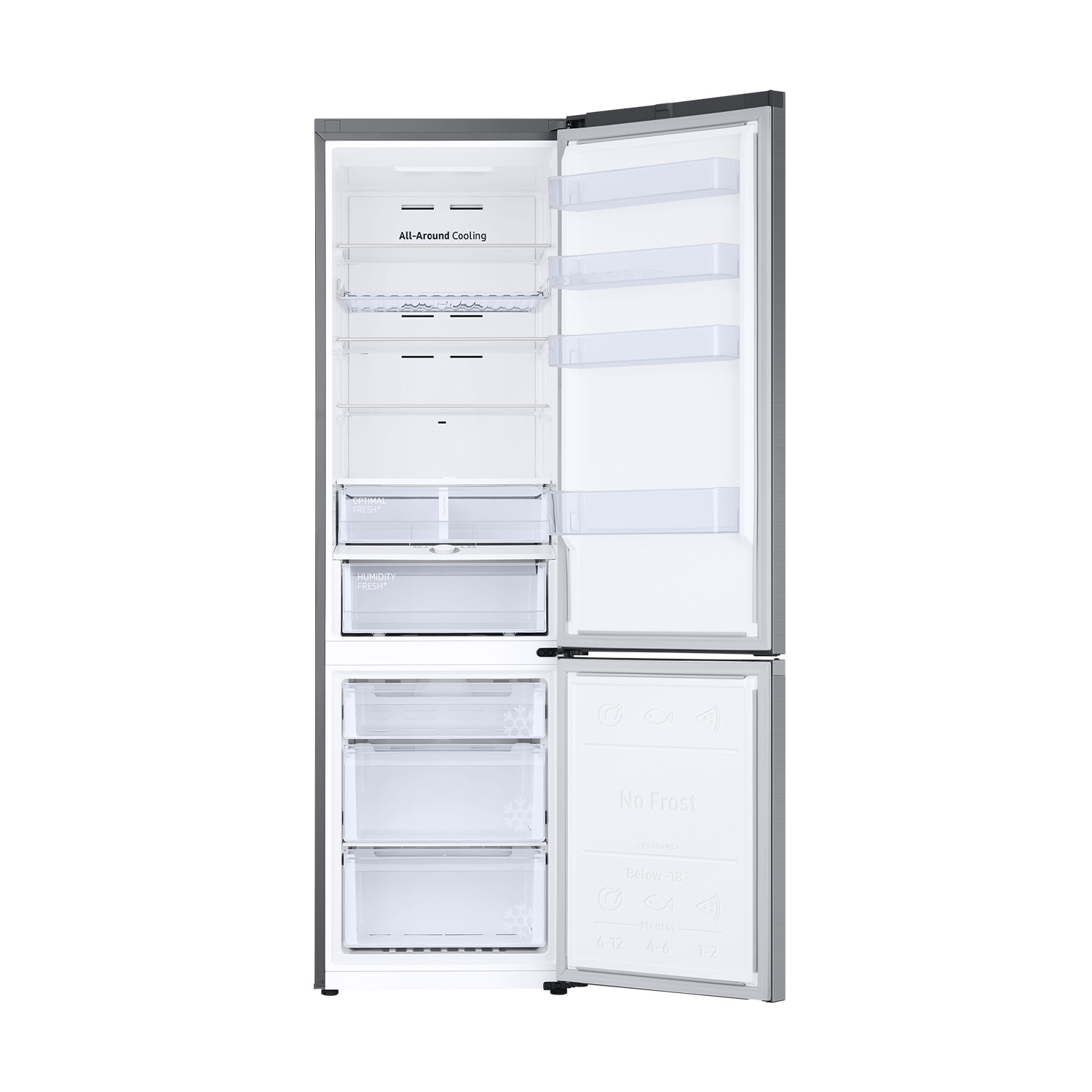 Frigorífico 390L Inox Clasificación Energética D y Smart AI - RB38C605DS9/EF Refined Inox
