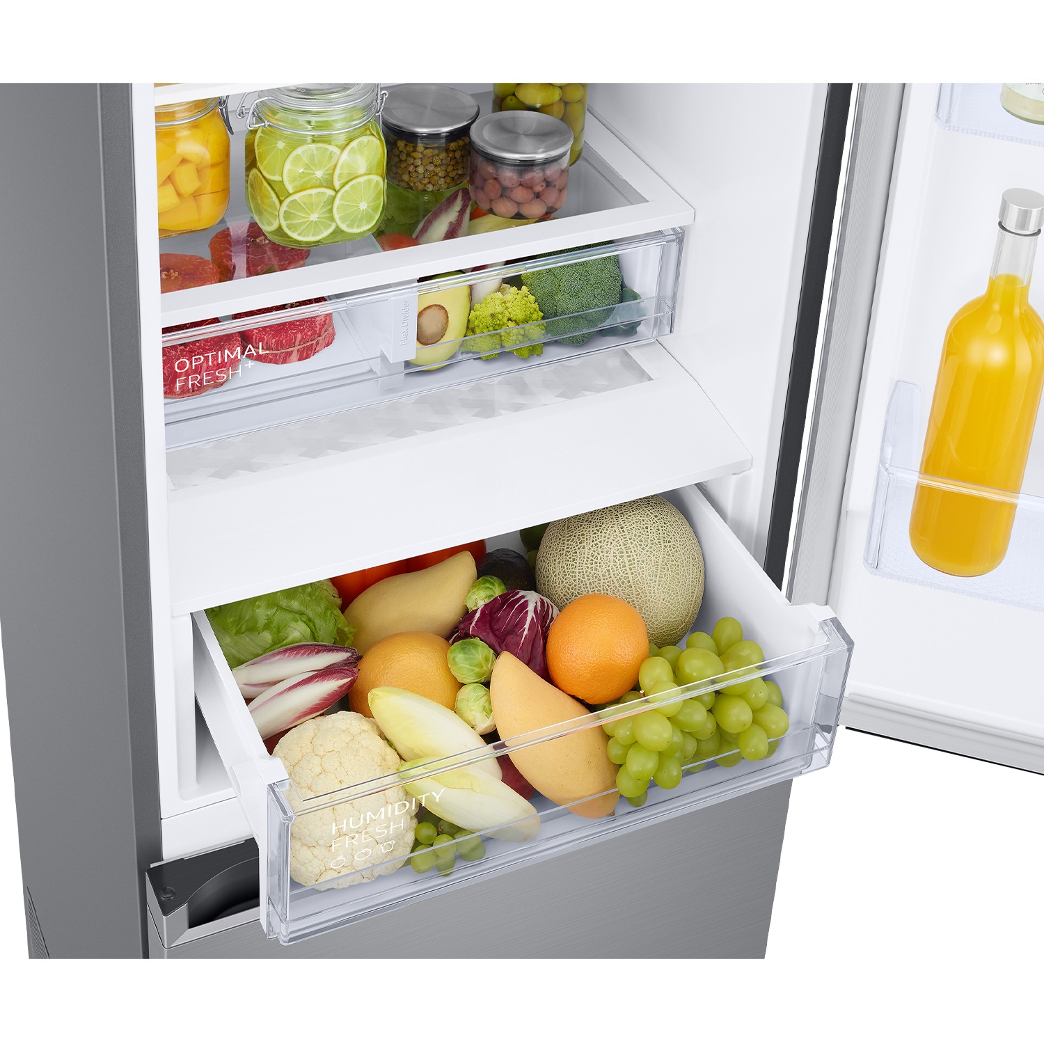 Frigorífico Combi Bespoke AI 203cm 387L Clase A Inox RB38C607AS9/EF Silver
