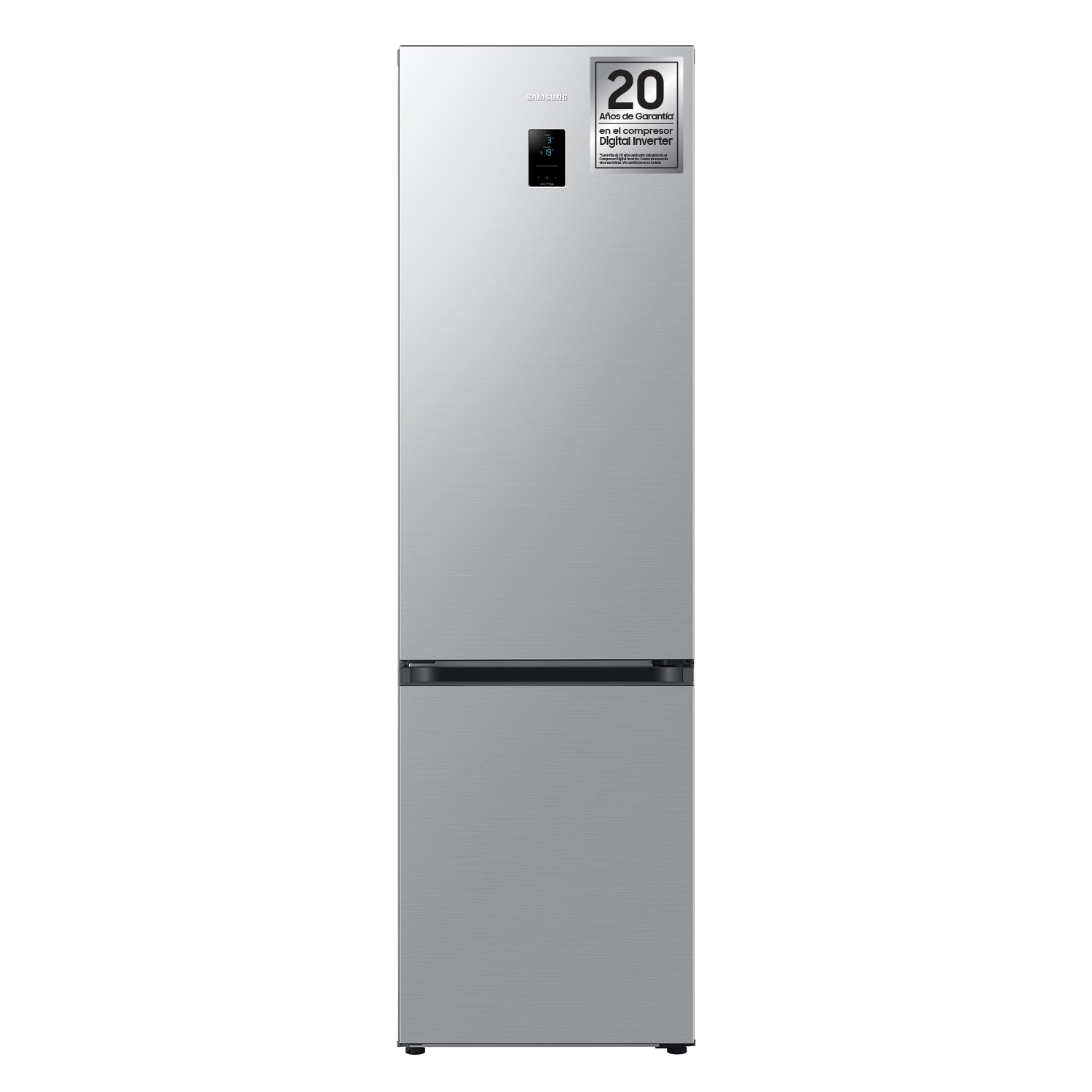 Frigorífico combi  Samsung SMART AI RB38C776CS9/EF, No Frost, 203 cm,  390l, All-Around Cooling, Metal Cooling,WiFi, Inox